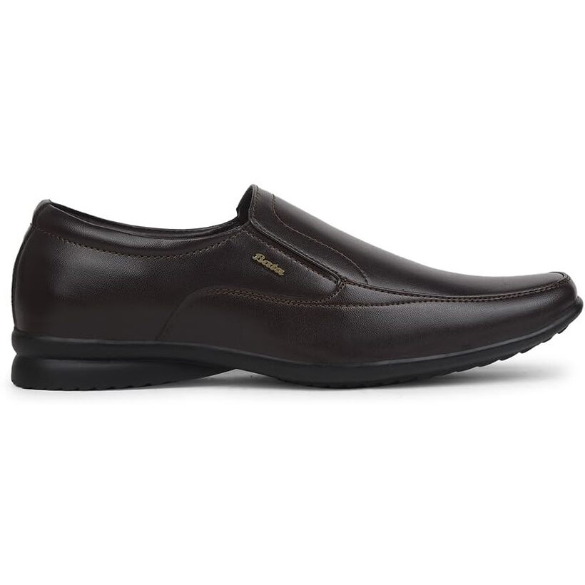 Bata Mens Casual Slip-On Shoes | Lightweight and Comfortable Footwear Brown