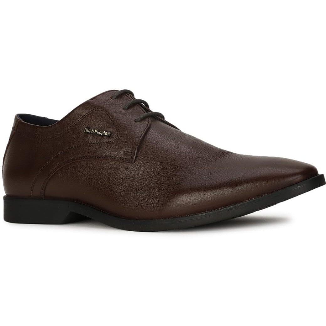 Hush Puppies Men's Aaron Derby E 23 Formal (8254000_Brown_10 UK)