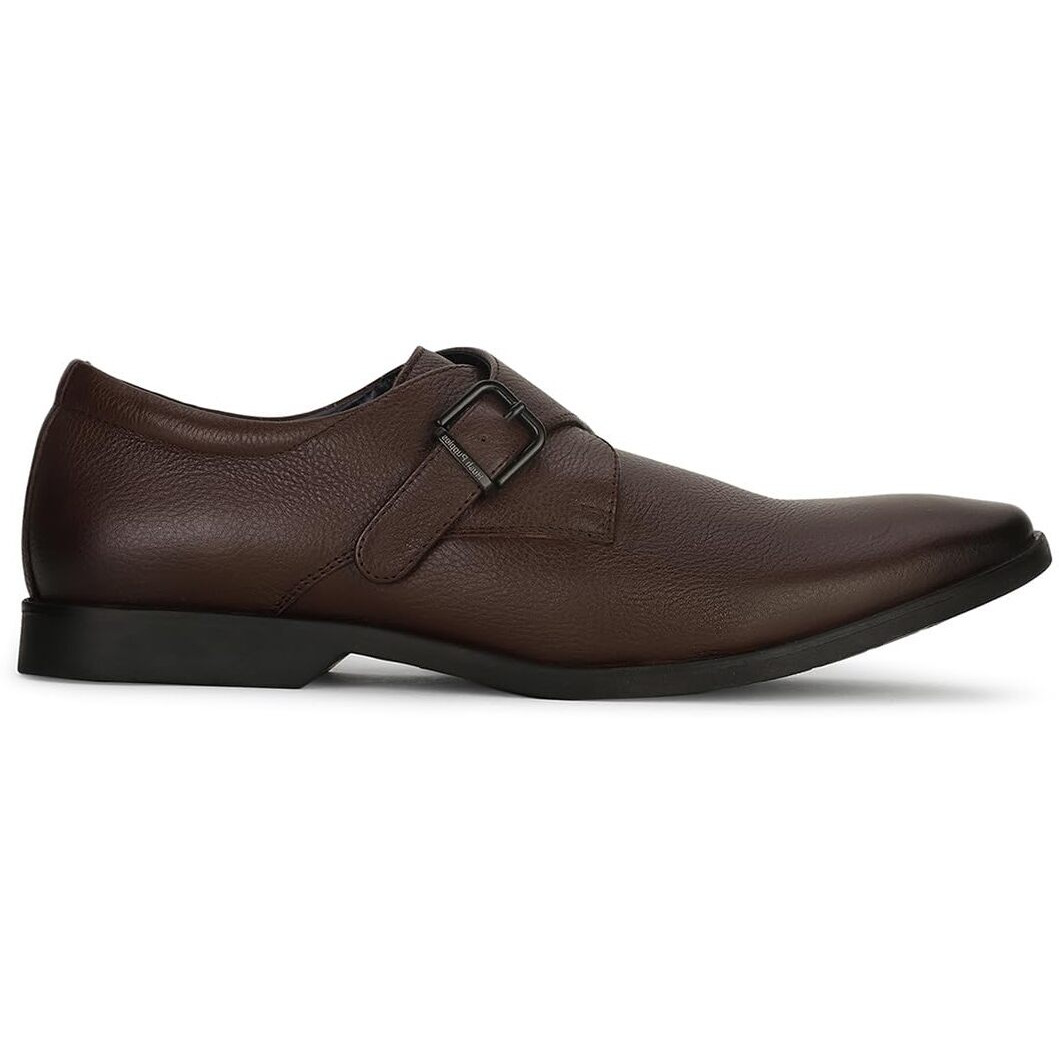 Hush Puppies Men's Aaron Monk E 23 Formal (8554000_Dark Brown_8 UK)