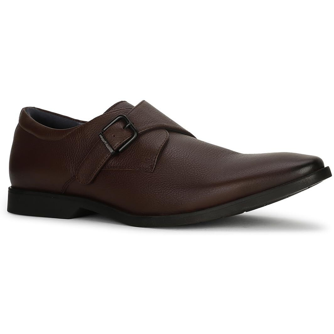 Hush Puppies Men's Aaron Monk E 23 Formal (8554000_Dark Brown_8 UK)
