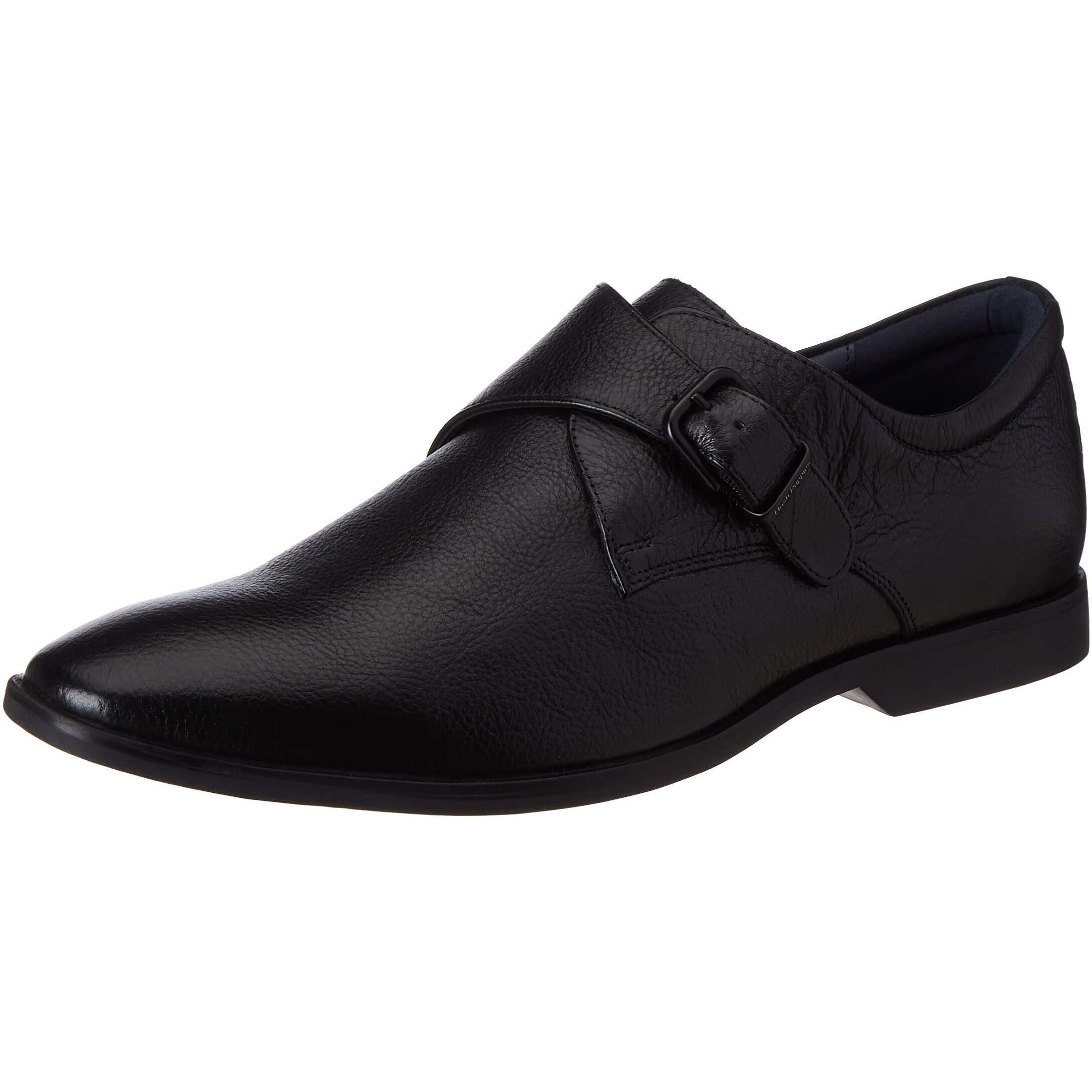 Hush Puppies Men's Aaron Monk E 23 Formal (8556000_Black_8 UK)