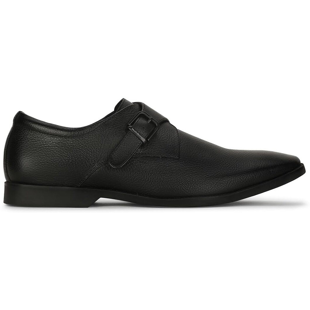 Hush Puppies Men's Aaron Monk E 23 Formal (8556000_Black_8 UK)