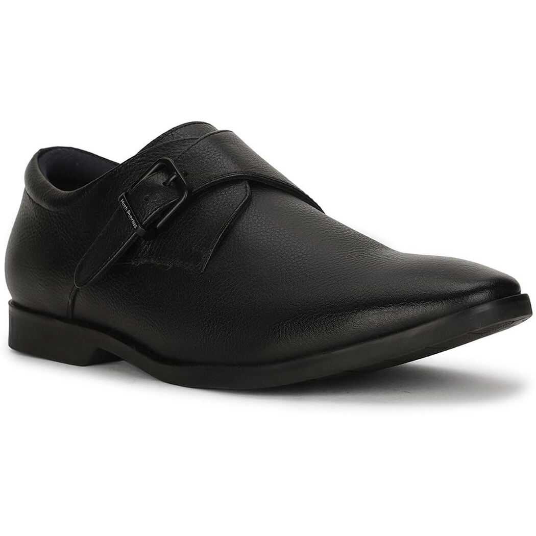Hush Puppies Men's Aaron Monk E 23 Formal (8556000_Black_8 UK)
