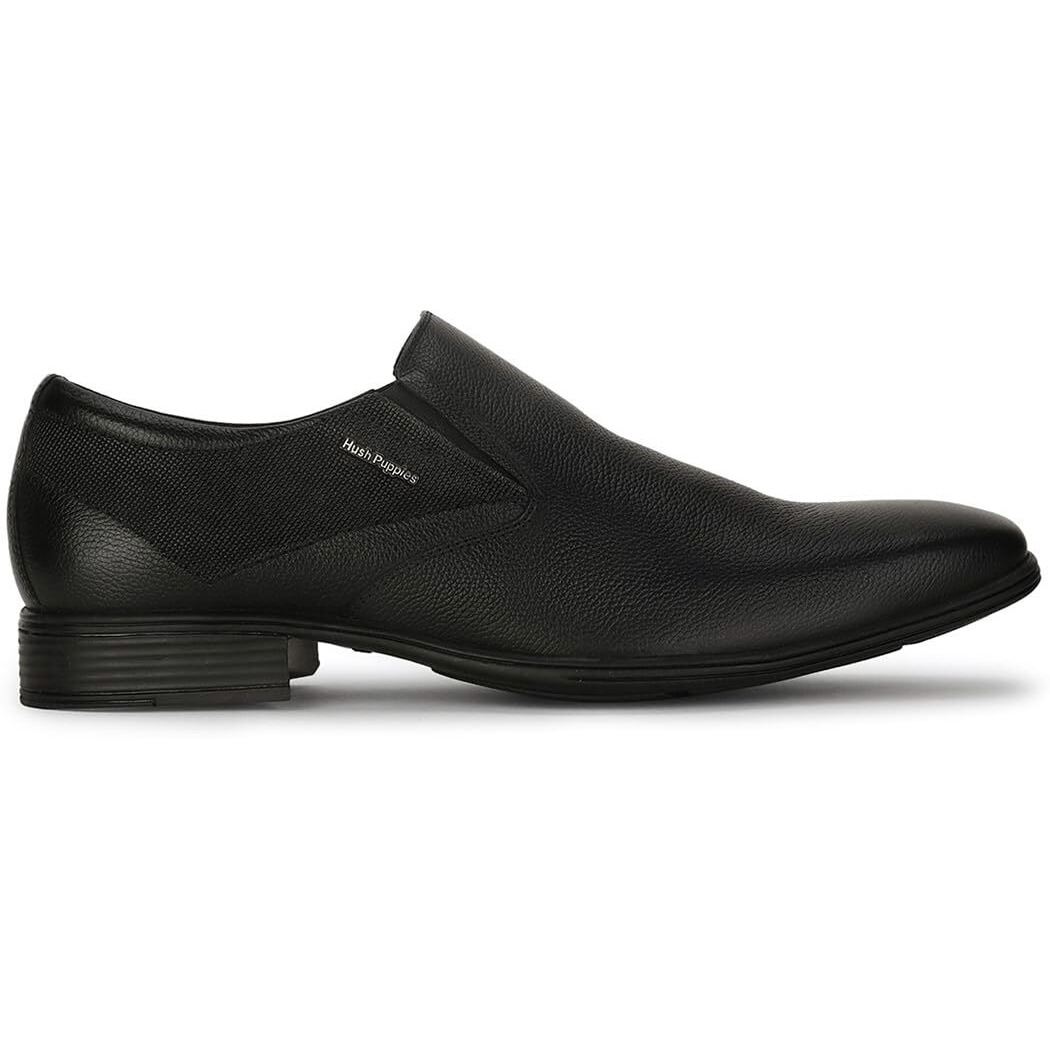 Hush Puppies Men's Formal Shoe Boston Slipon E 23 (8556002_Black_8 UK)