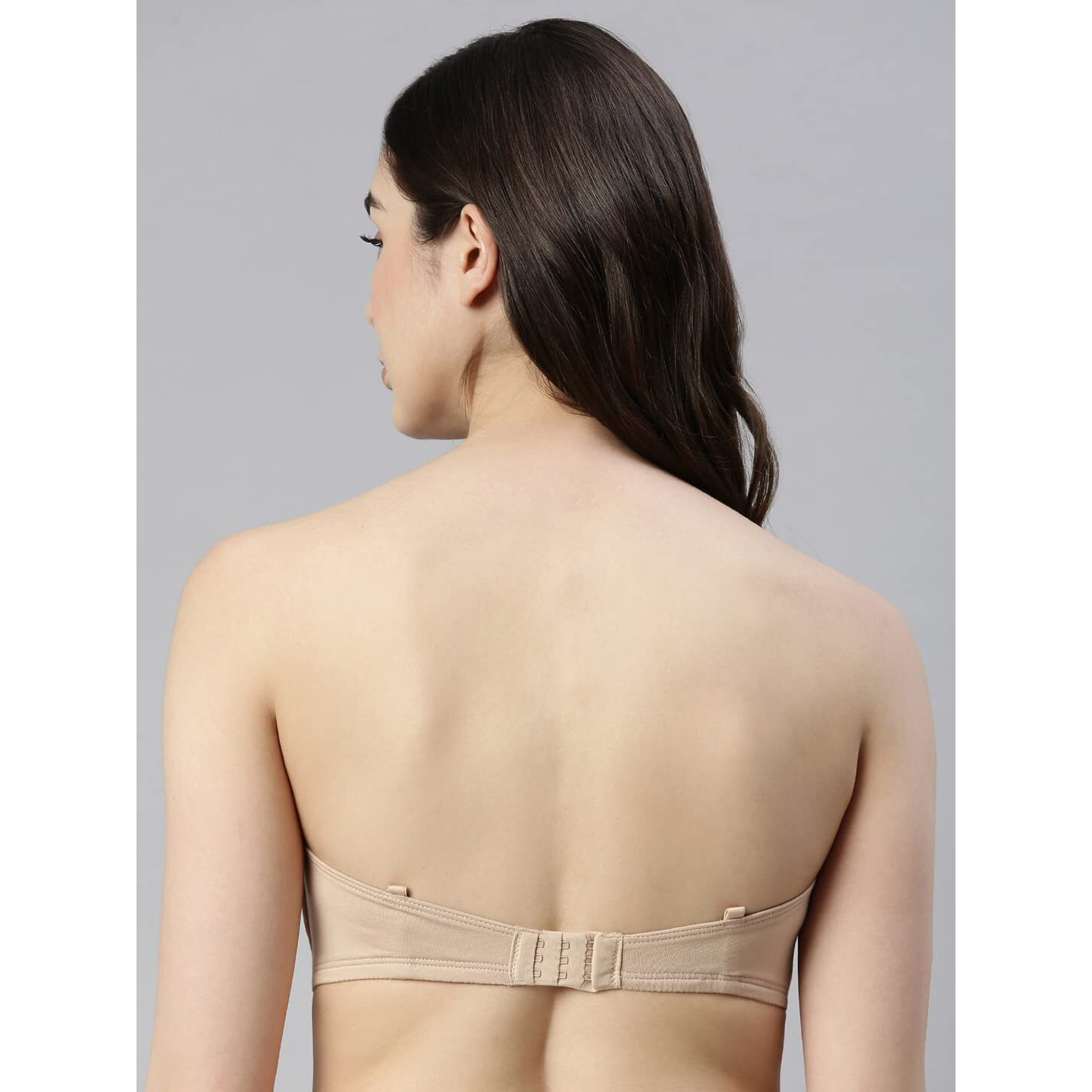 Enamor A019 Perfect Shaping Wirefree Cotton Strapless Bra Non-Padded & High Coverage