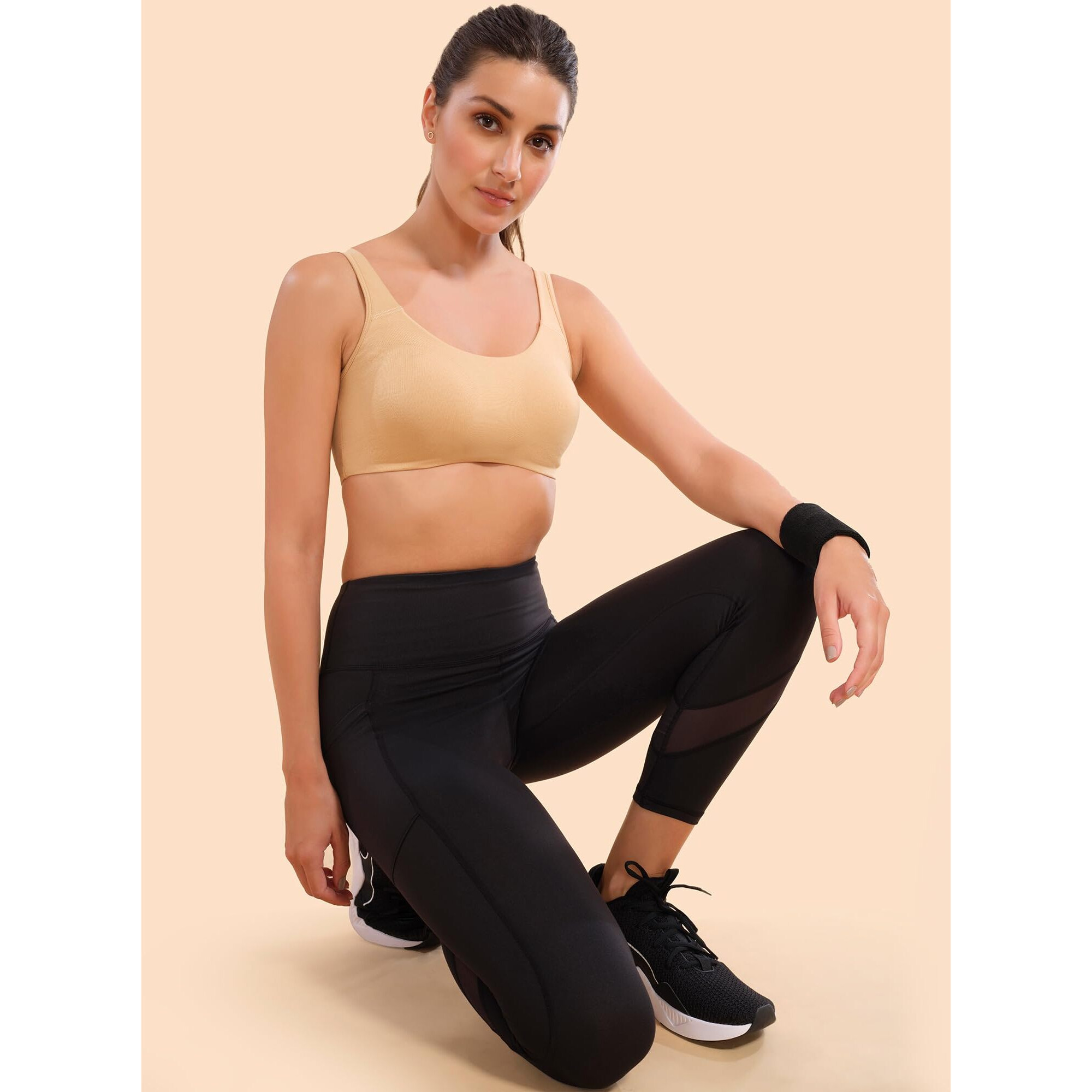 Enamor SB06 Low Impact Bra - Non-Padded, Wirefree & High Coverage Skin