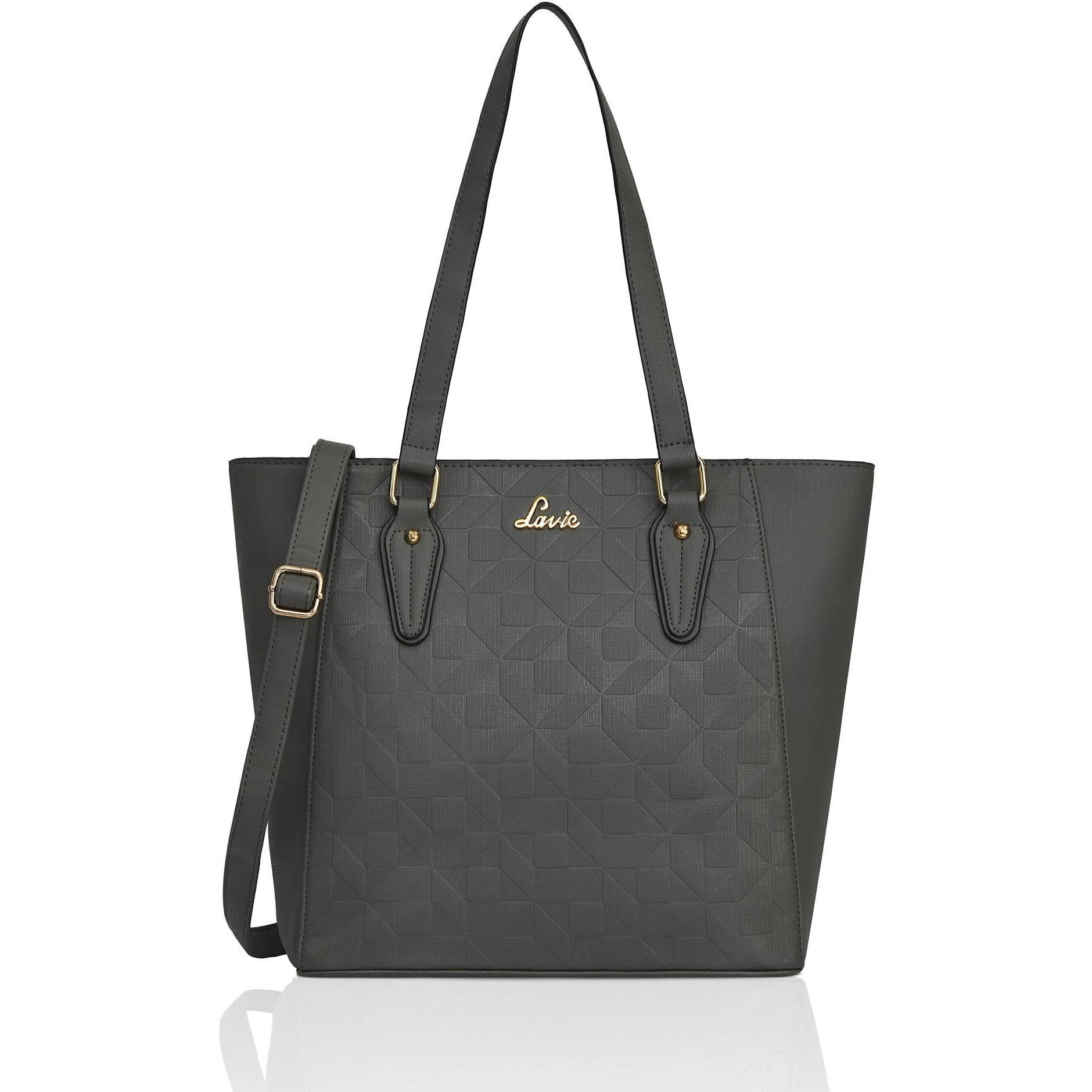 Lavie Zarya Med VT Women's Tote Bag (Grey)(HTBR851036M3)