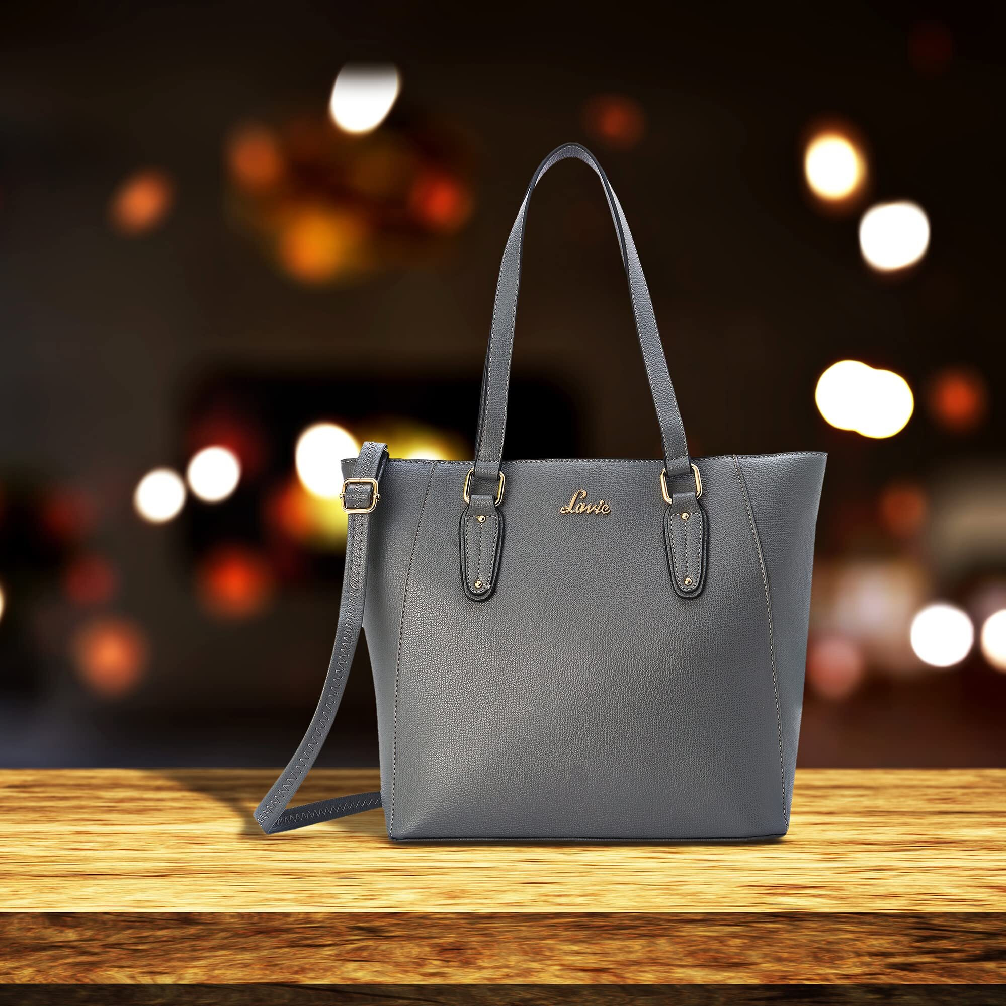 Lavie Zarya Med VT Women's Tote Bag (Grey)(HTBR851036M3)