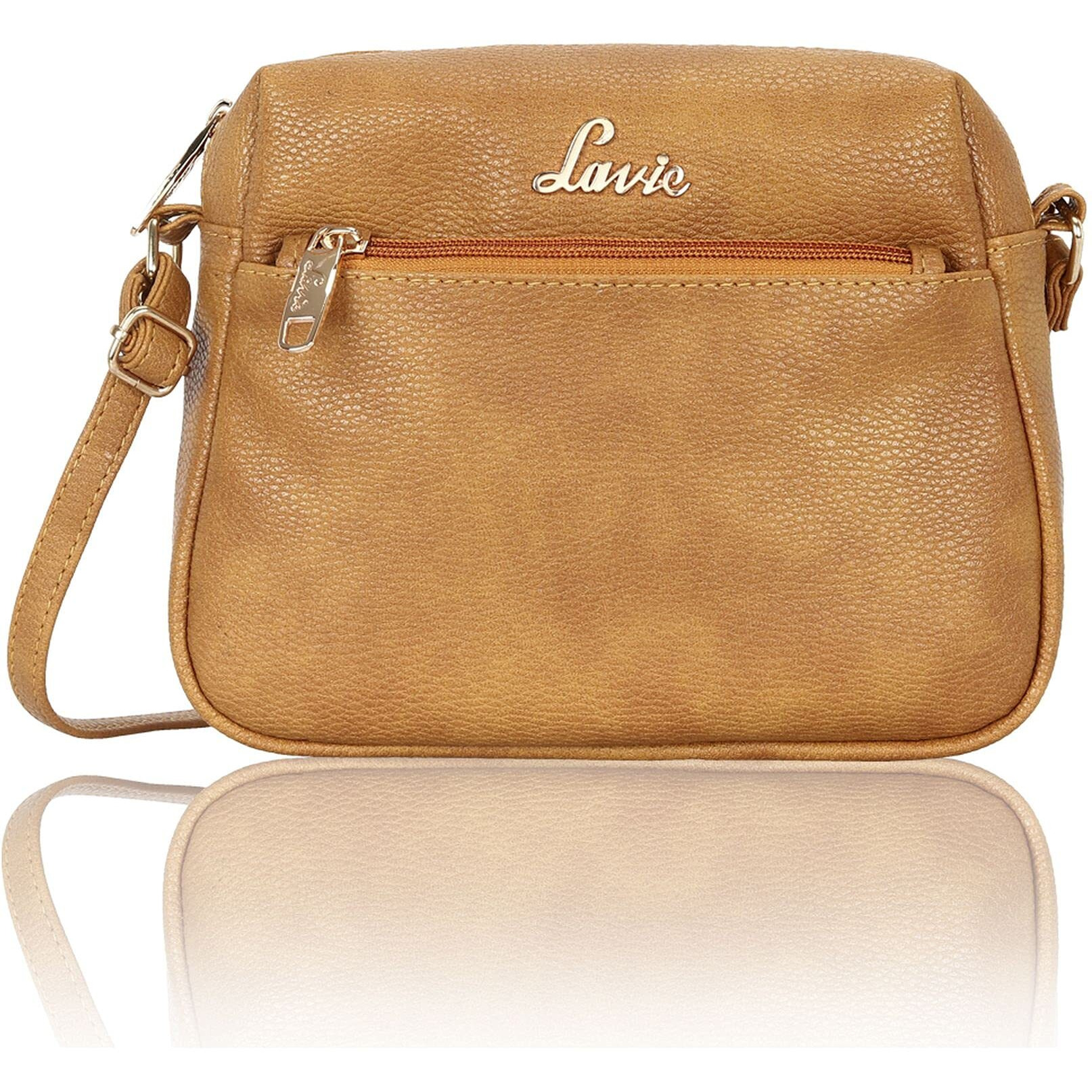 Lavie Women's Sling Bag (Yellow, Ocher)