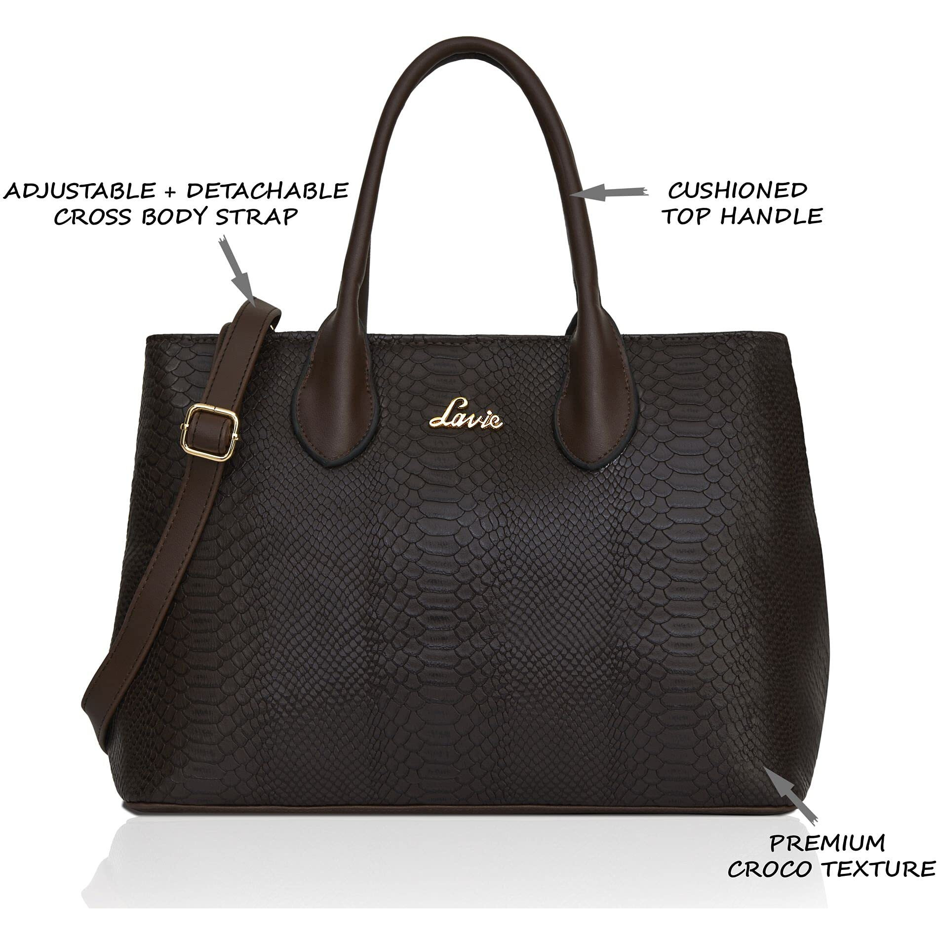 Lavie - HWBR188135N4 Spring-Summer 2019 Women's Satchel (Choco)