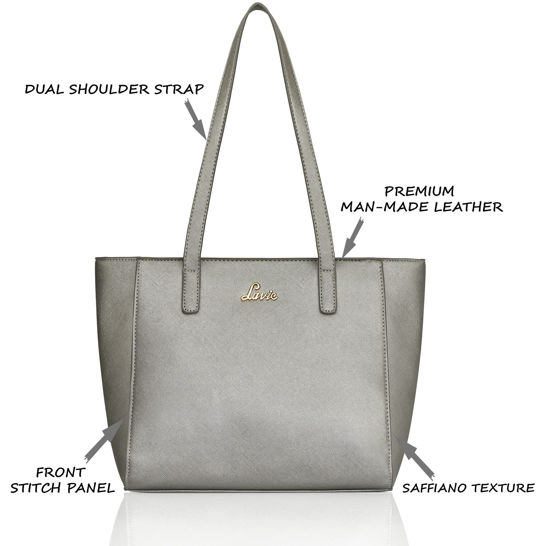 Lavie Betula 1 SM EW Women's Tote Bag (Silver)(HCES450016M2)