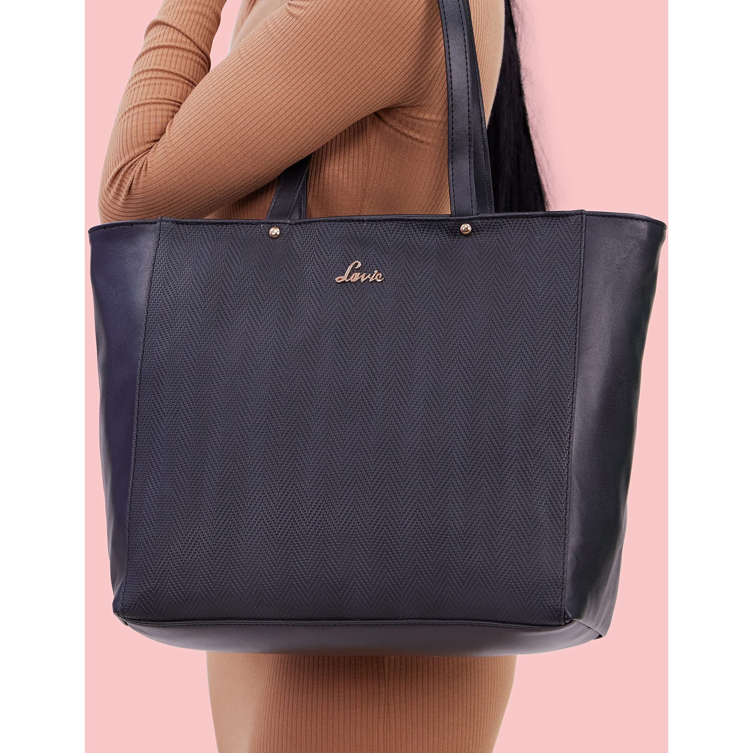 Lavie Women's Malgana Large Tote Bag Black Ladies Purse Handbag