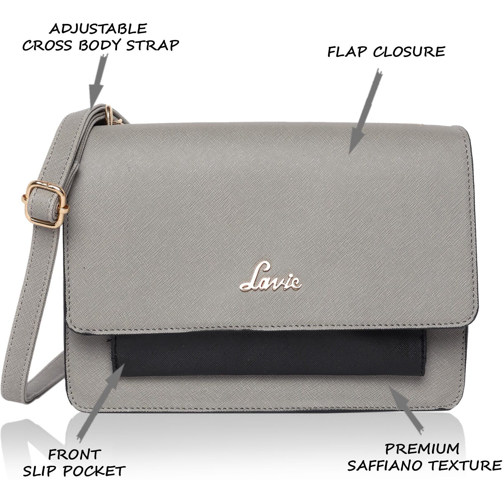 Lavie MORITZ Women's Sling bag (GREY)