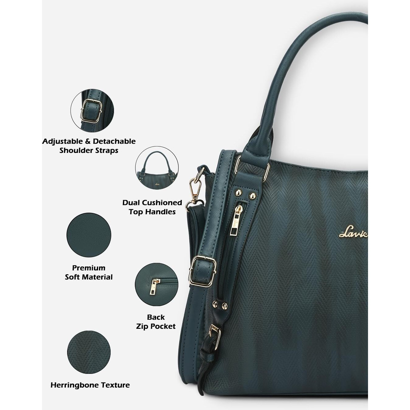 Lavie Women's Faroe Satchel Bag | Ladies Purse Handbag