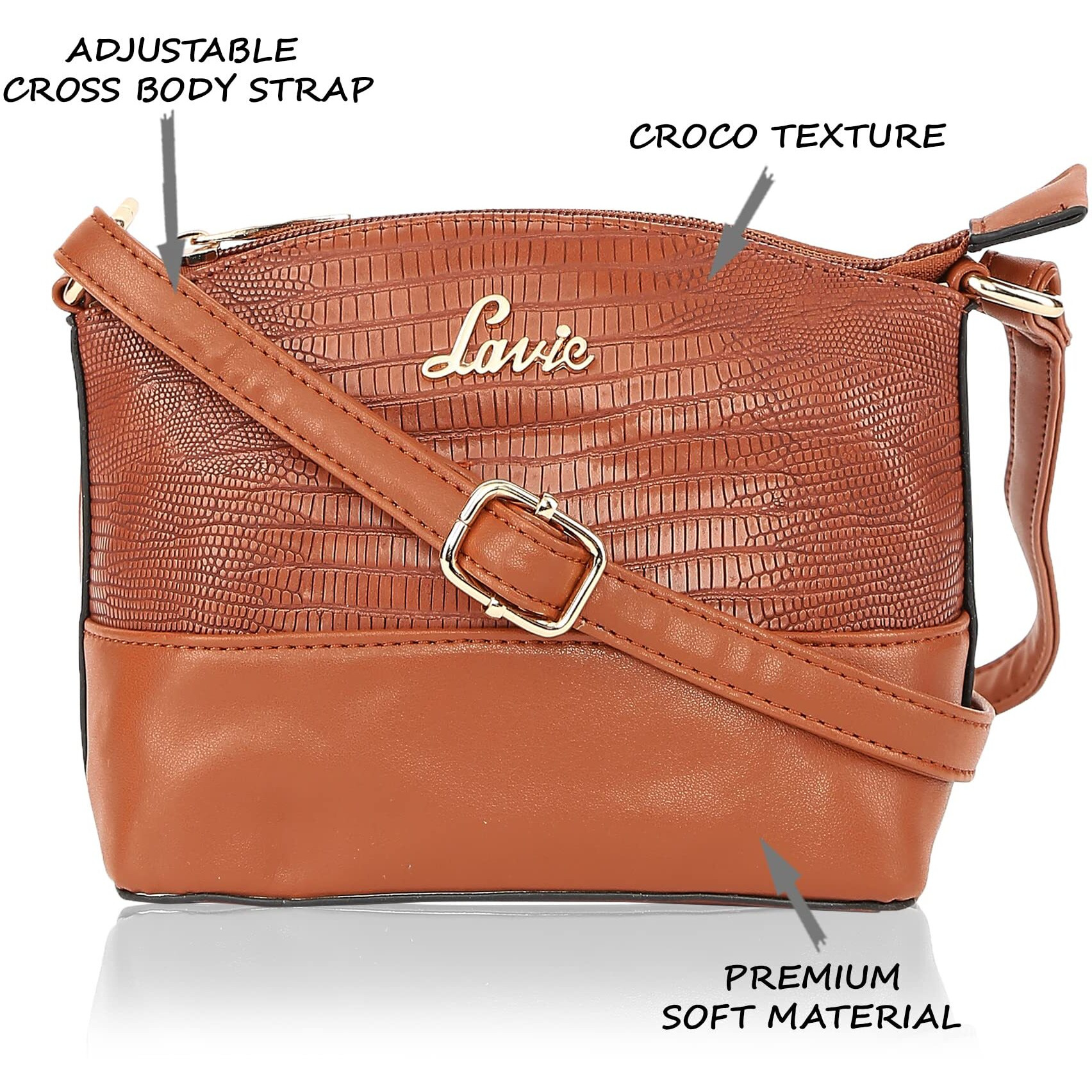 Lavie Rigel Women's Sling Bag (Tan)