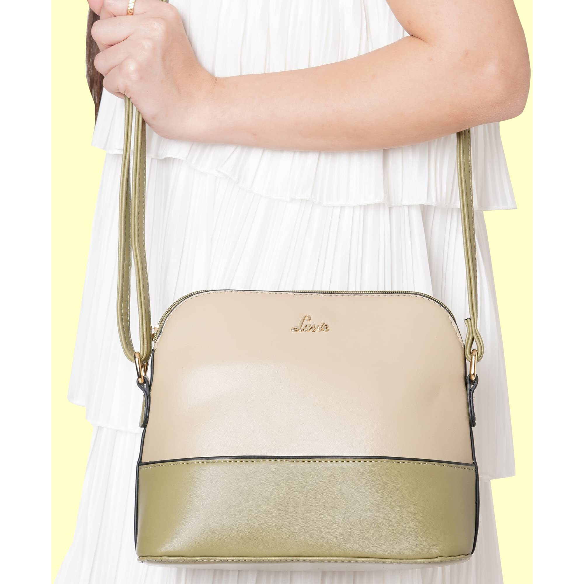 Lavie 20 Women's Sling Bag (Olive) RIGEL CSB CLR BK DME