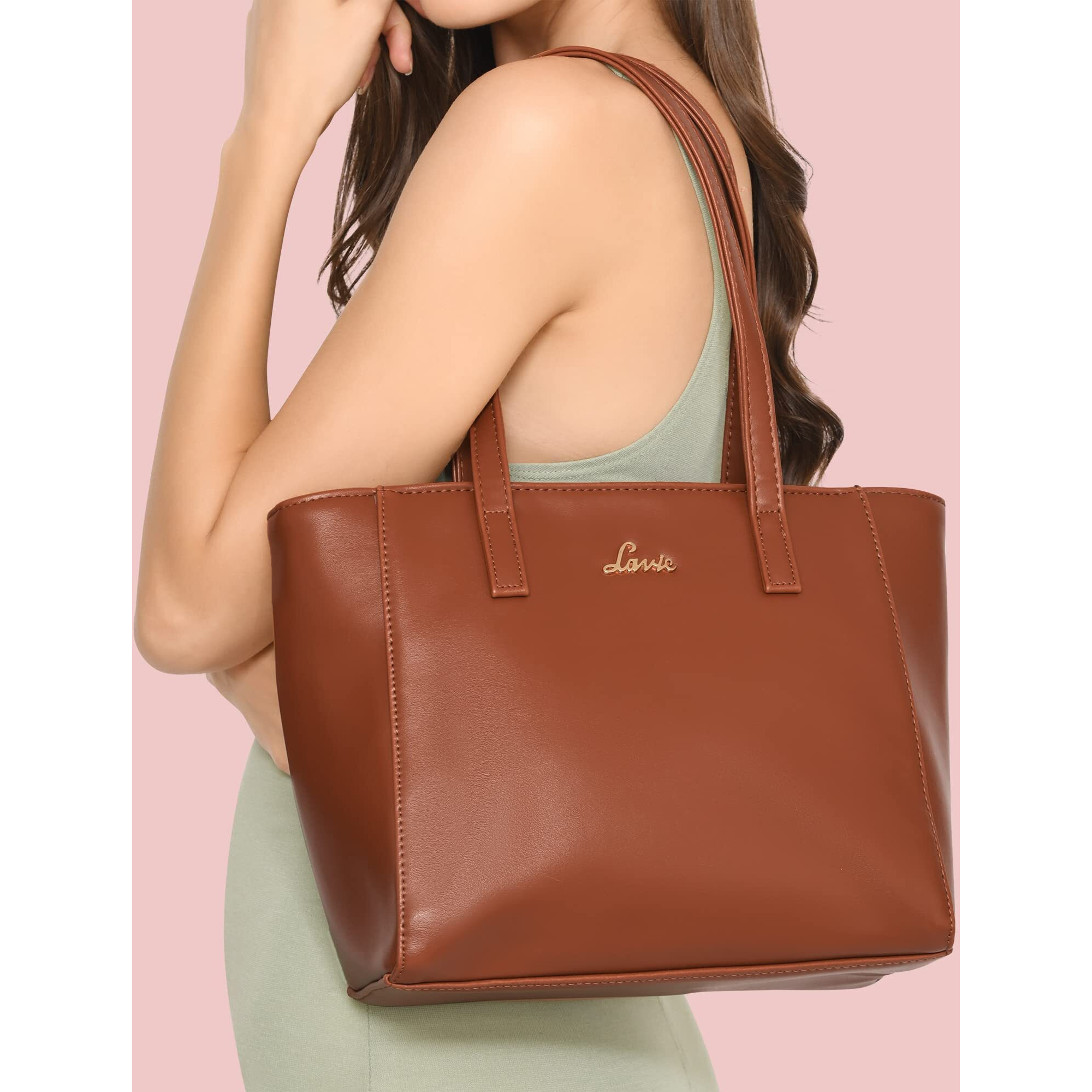 Lavie Betula Women's Tote Bag (Brown, Tan)