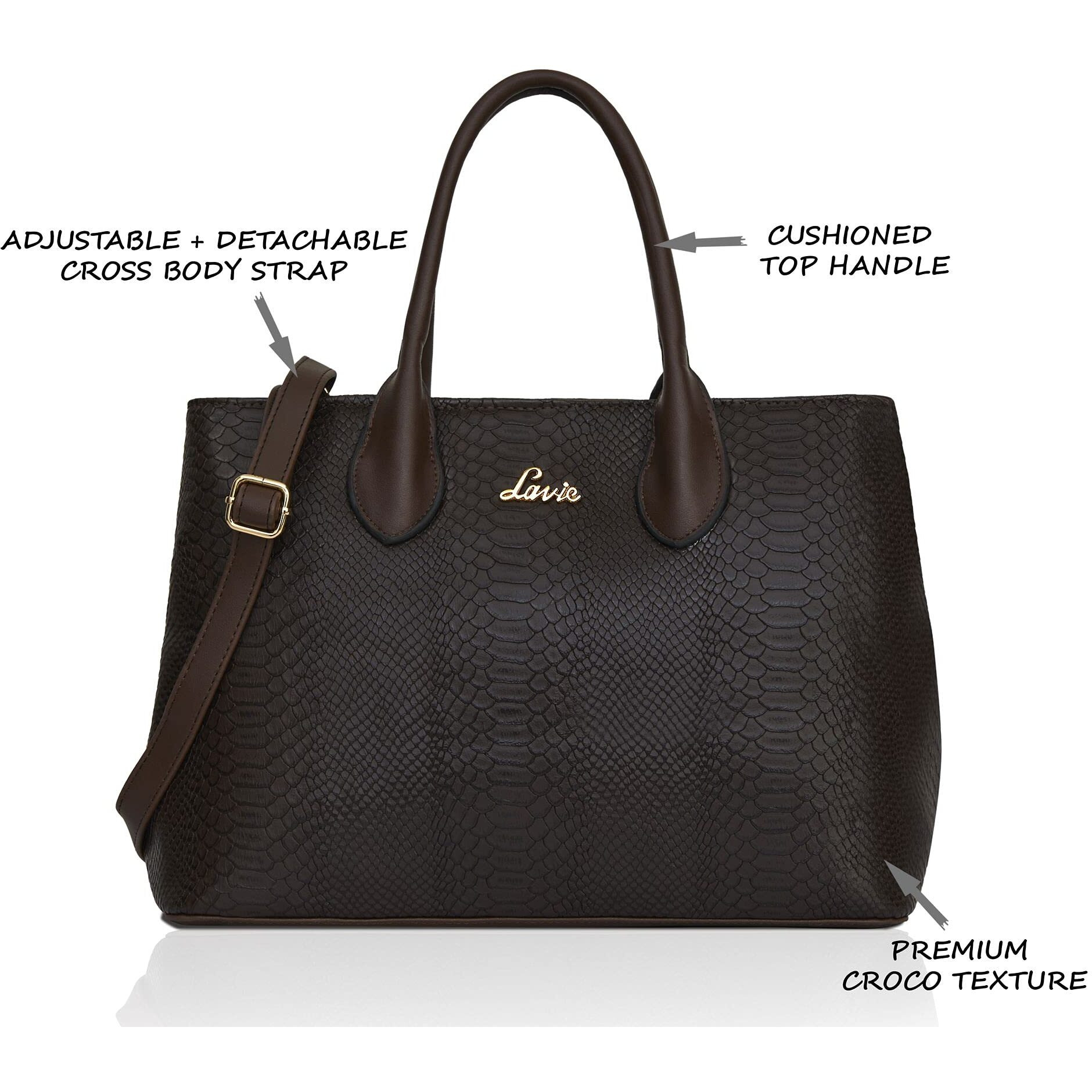 Lavie Women's Handbag (Choco Brown)