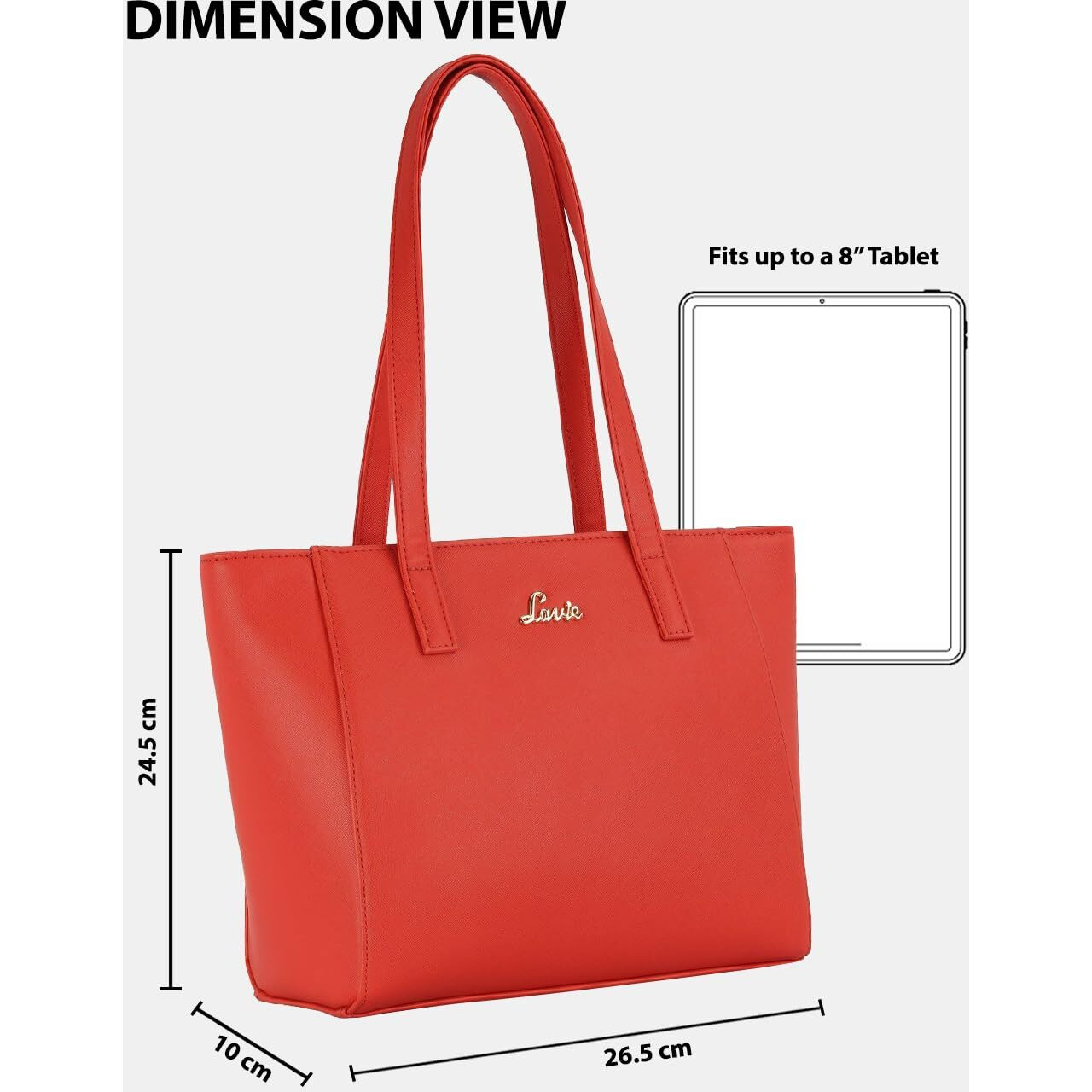 Lavie Betula Women's Tote Bag (Orange, Coral)