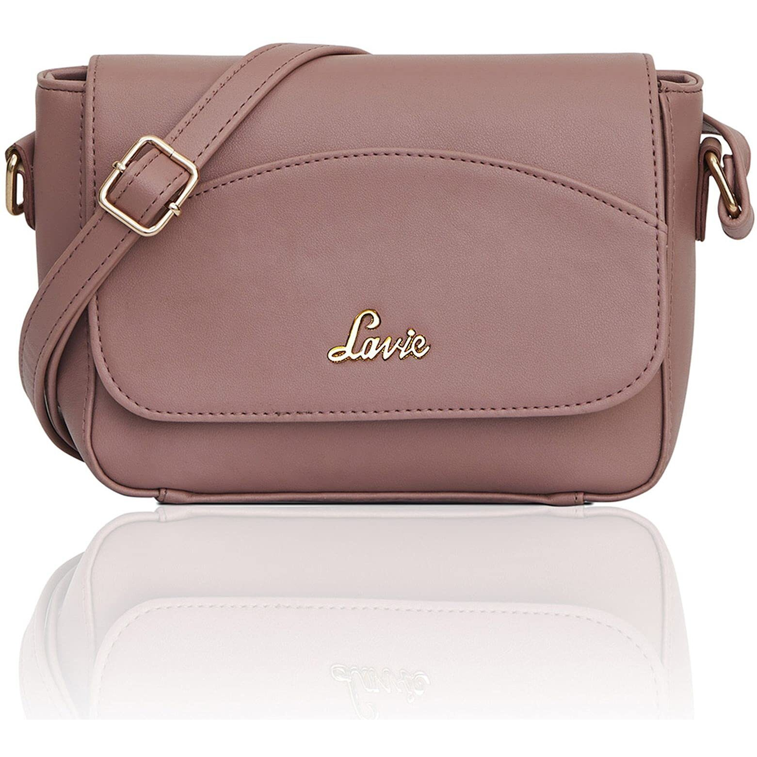Lavie Women's Sling Bag (Purple, Plum)