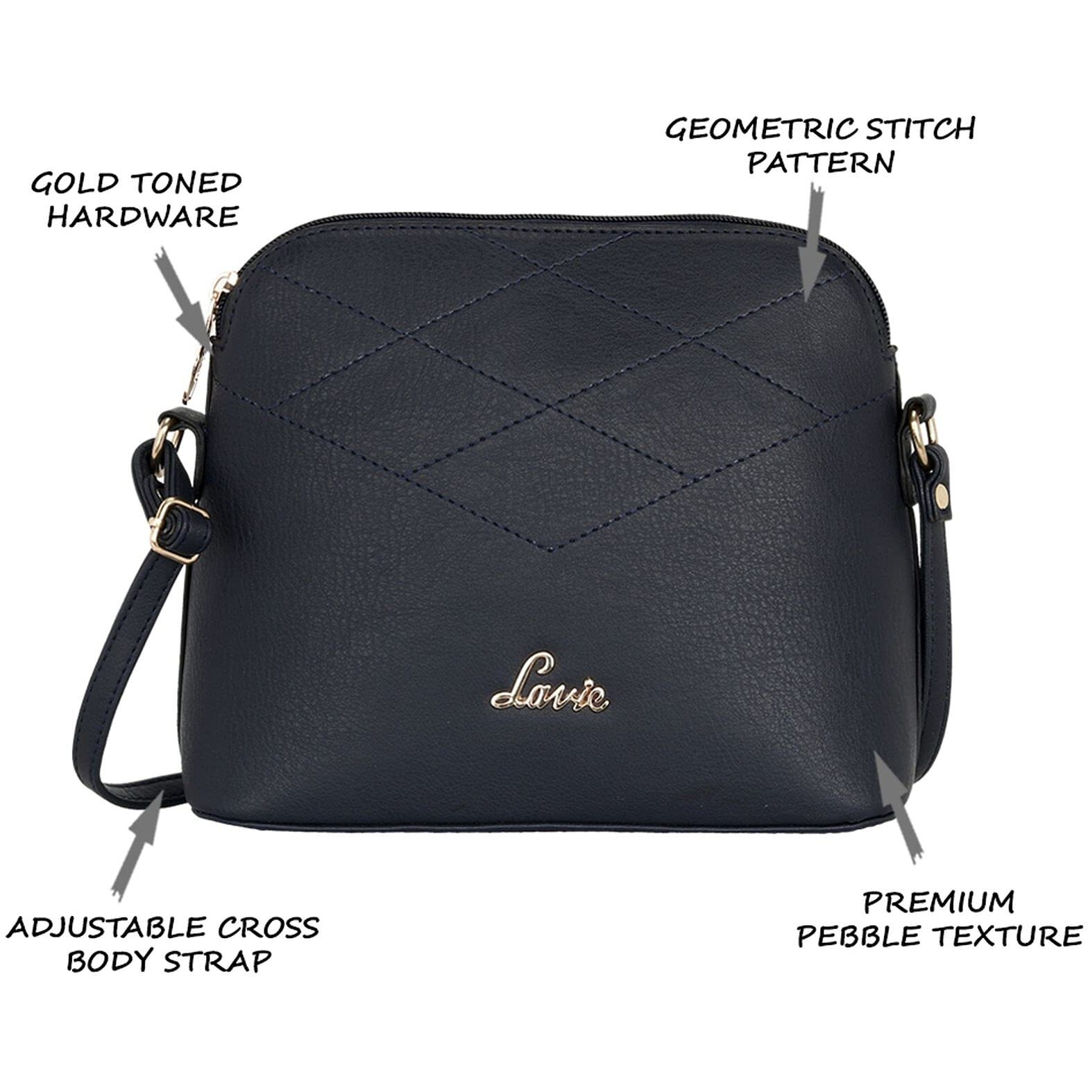 Lavie Women's Sling Bag (Navy Blue)