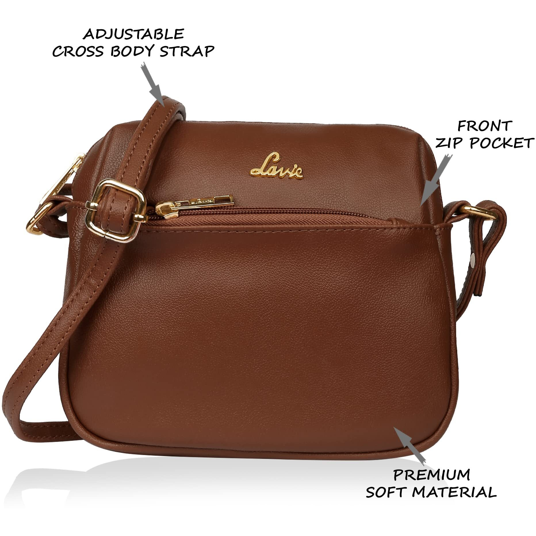 Lavie Women's Sling Bag (Tan)