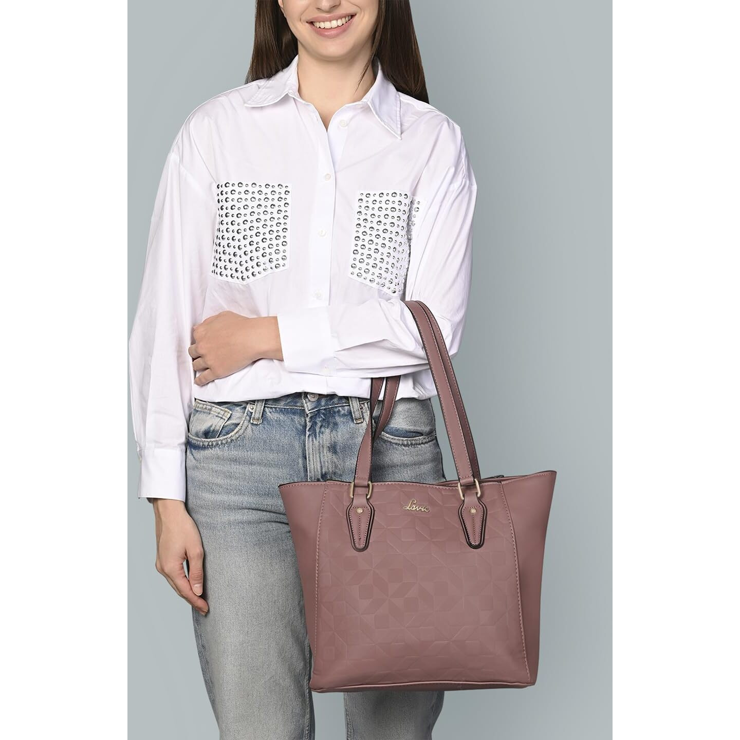 Lavie Zarya Women's Tote Bag with No (D. Pink)