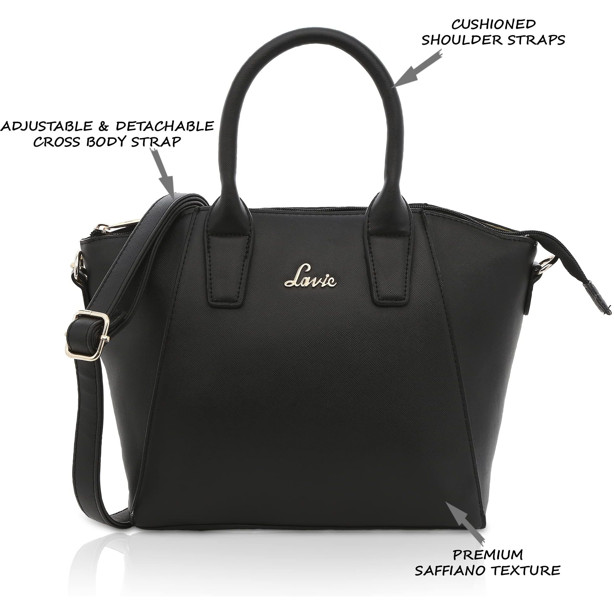 Lavie Women's Pamukkale Satchel Bag | Ladies Purse Handbag