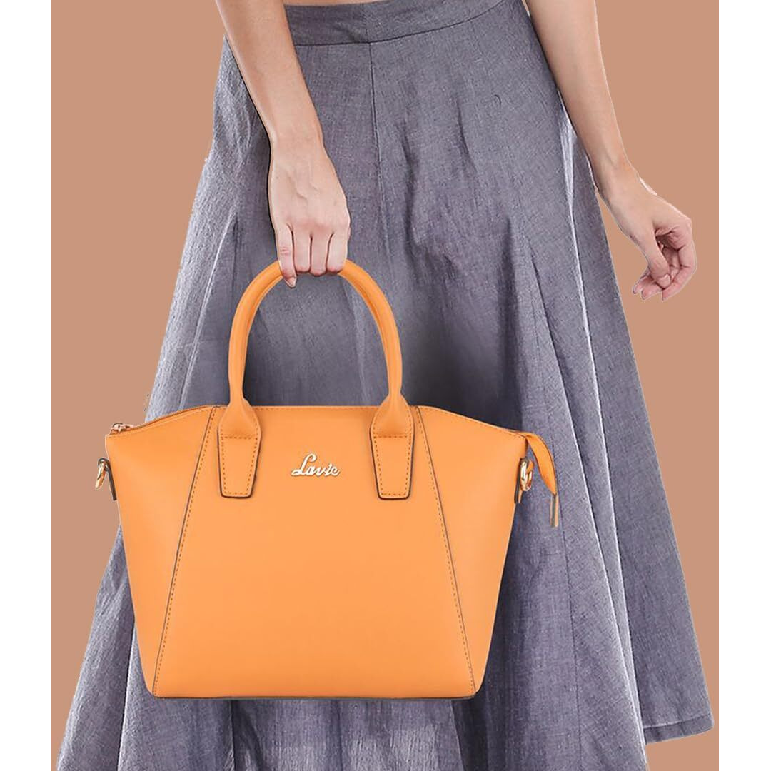 Lavie Pamukkale Women's Satchel (Ocher) (Piece 1) (HGGE753096N3)