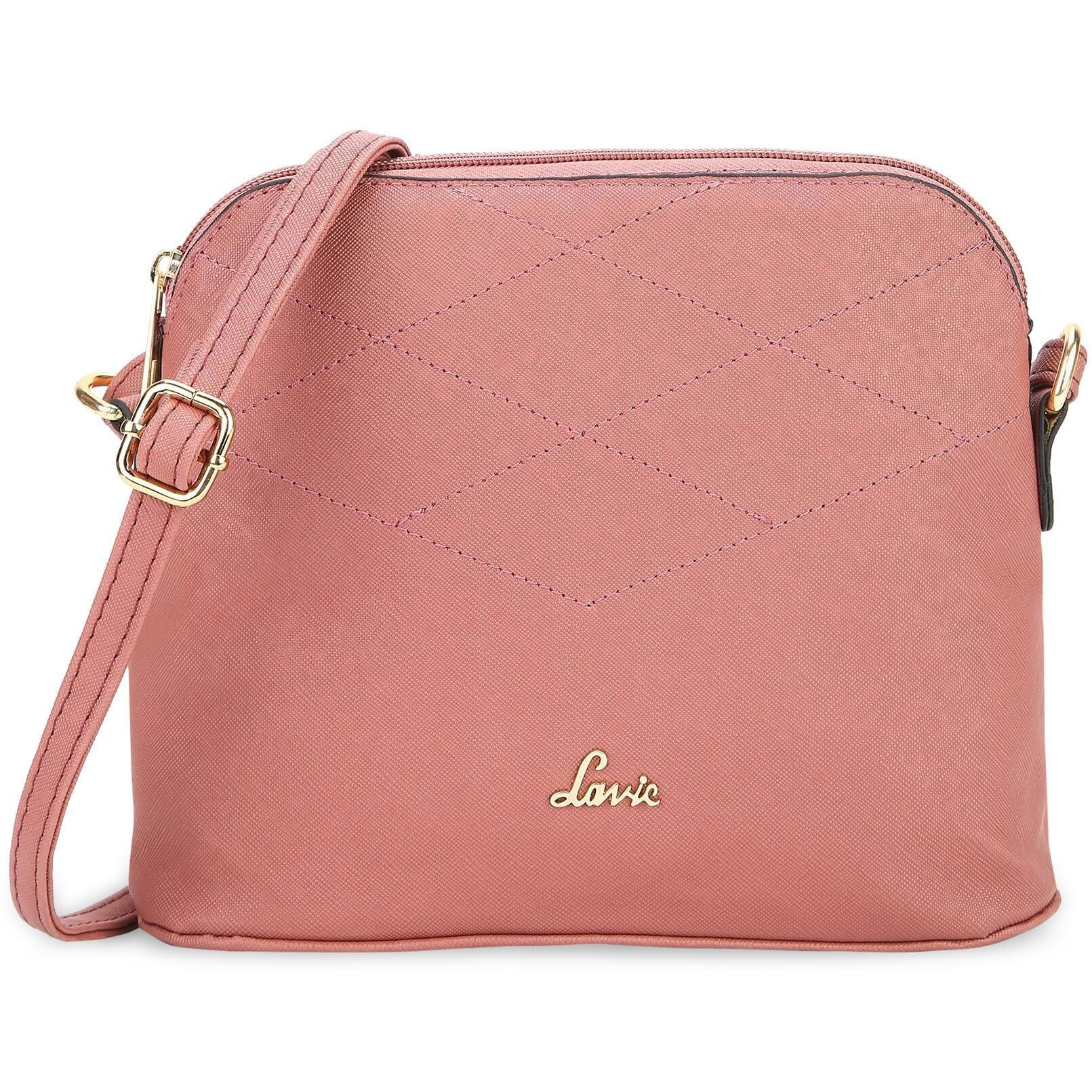 Lavie Women's Marma Zig Zag Sling Bag (Plum)