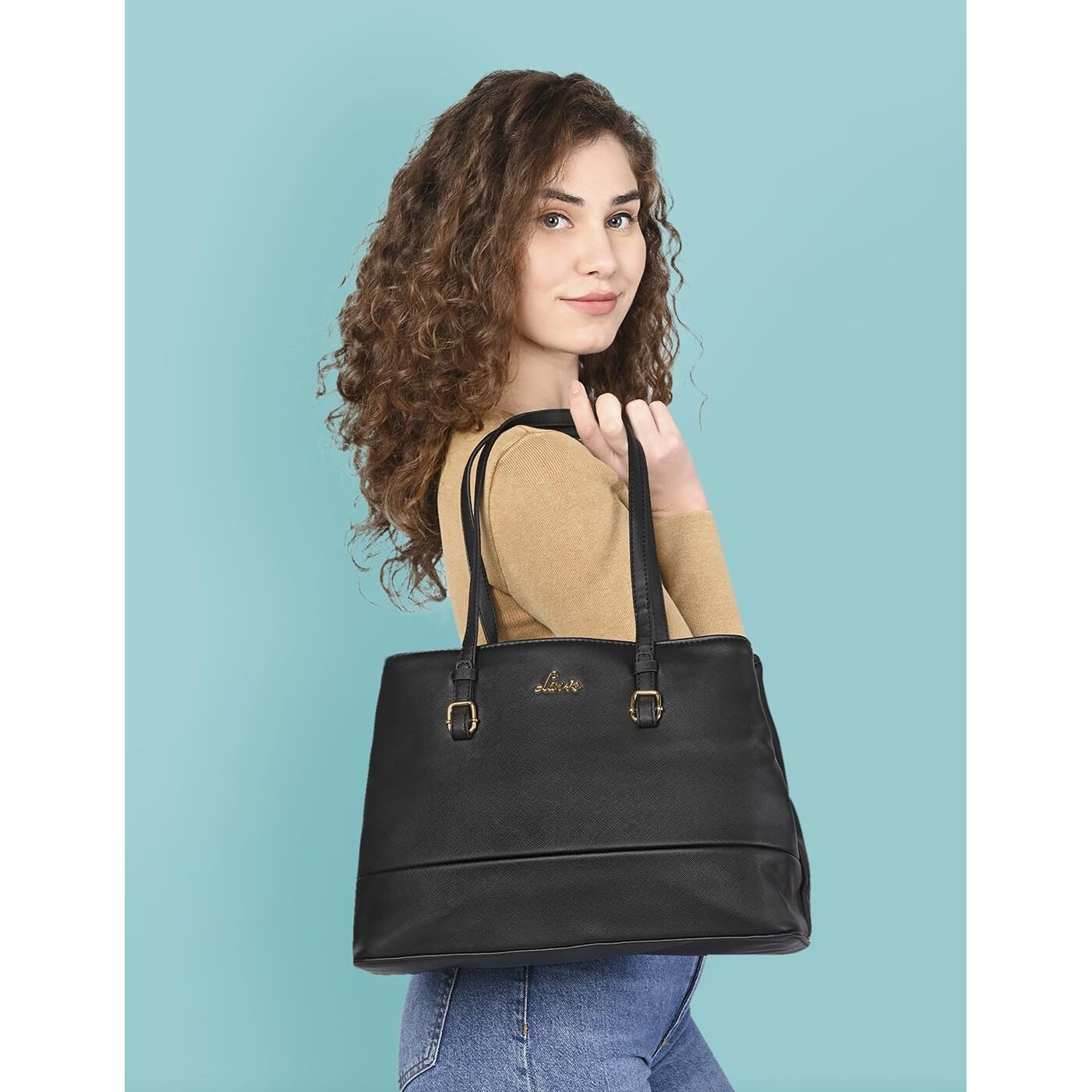 Lavie Women's Odiase Med Sat 2c - Handbag (Black)