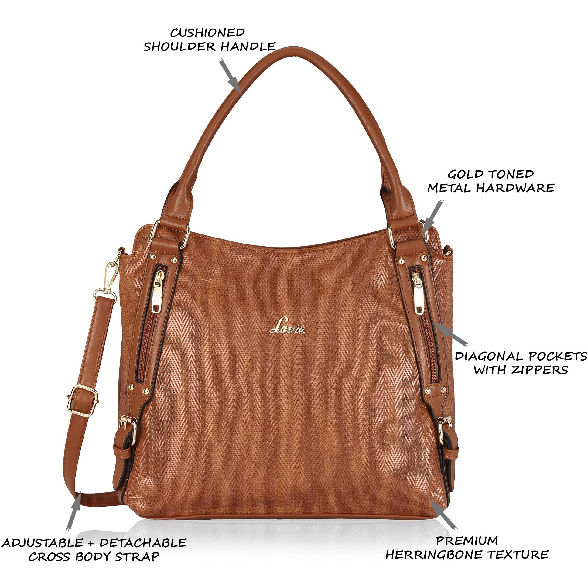 Lavie Faroe Women's Large Satchel (Tan)