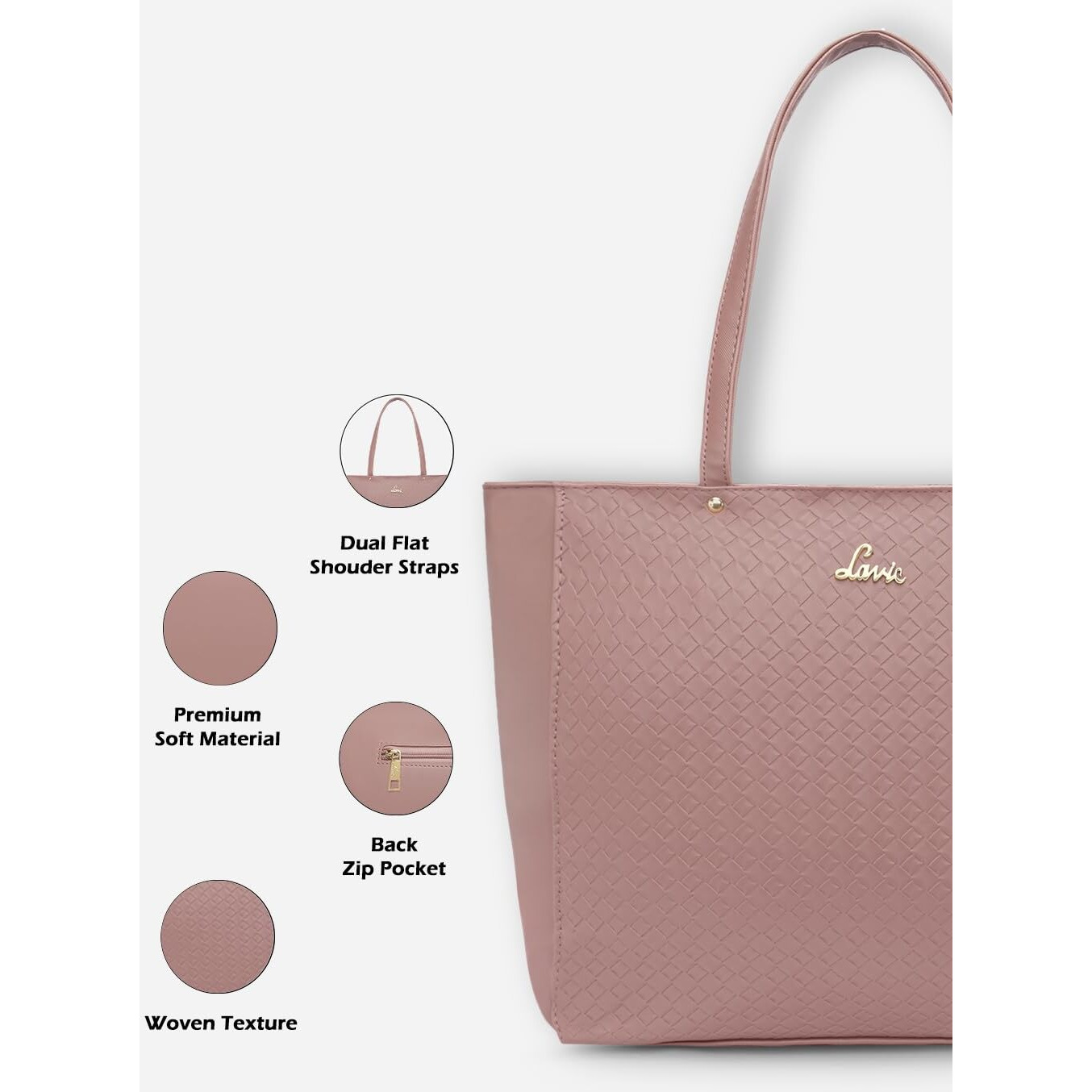 Lavie Women's Nova Tote Handbag (Pink)