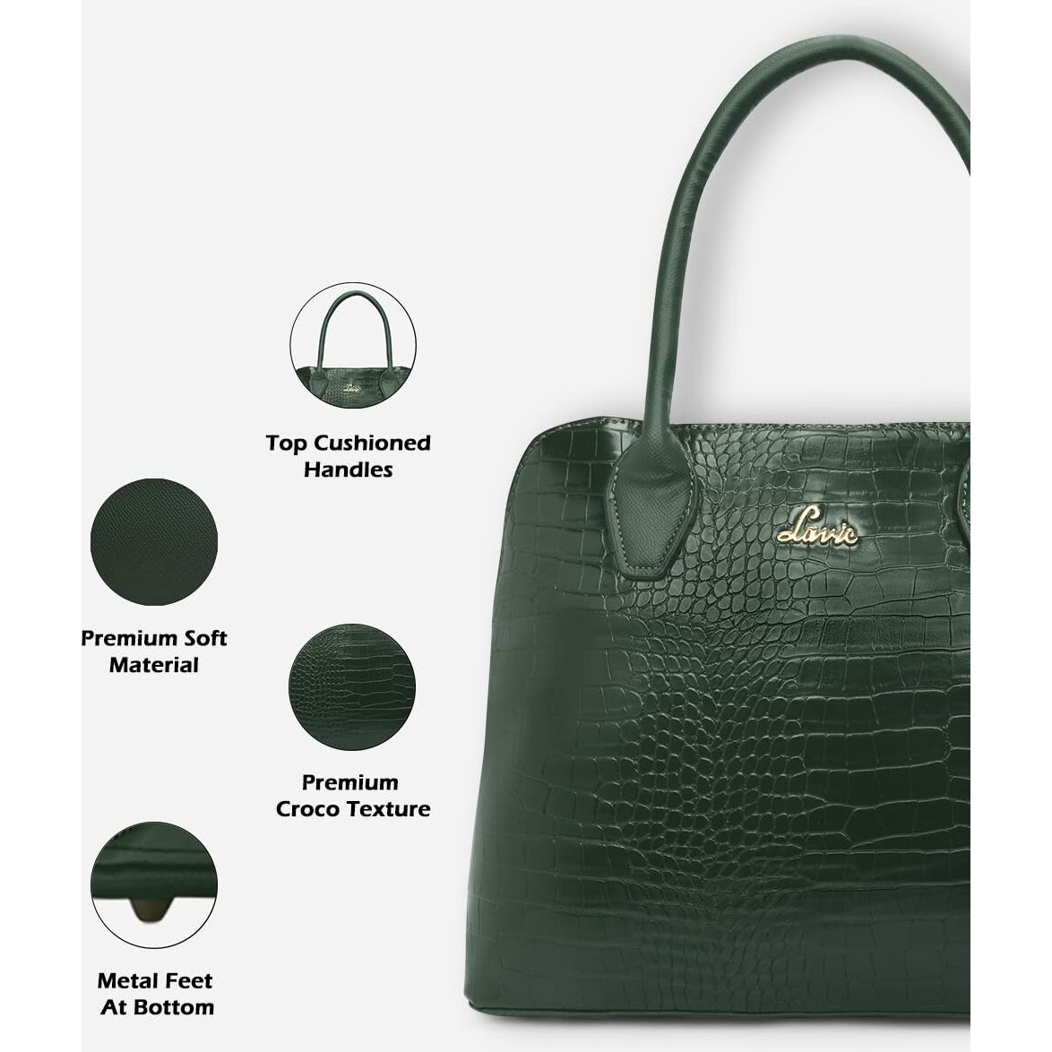 Lavie Women's Mimi Large Dome Satchel Bag | Ladies Purse Handbag