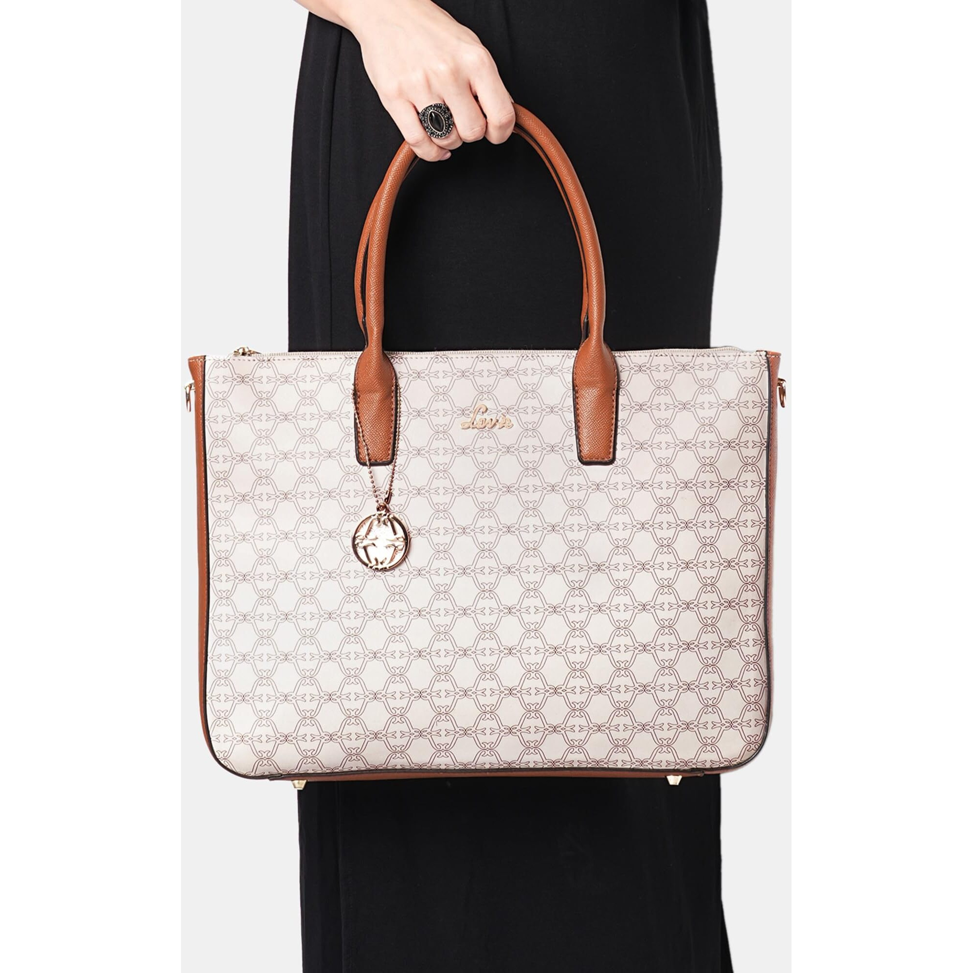 Lavie Women's Monoprint Raily Plus Tote Bag | Ladies Purse Handbag
