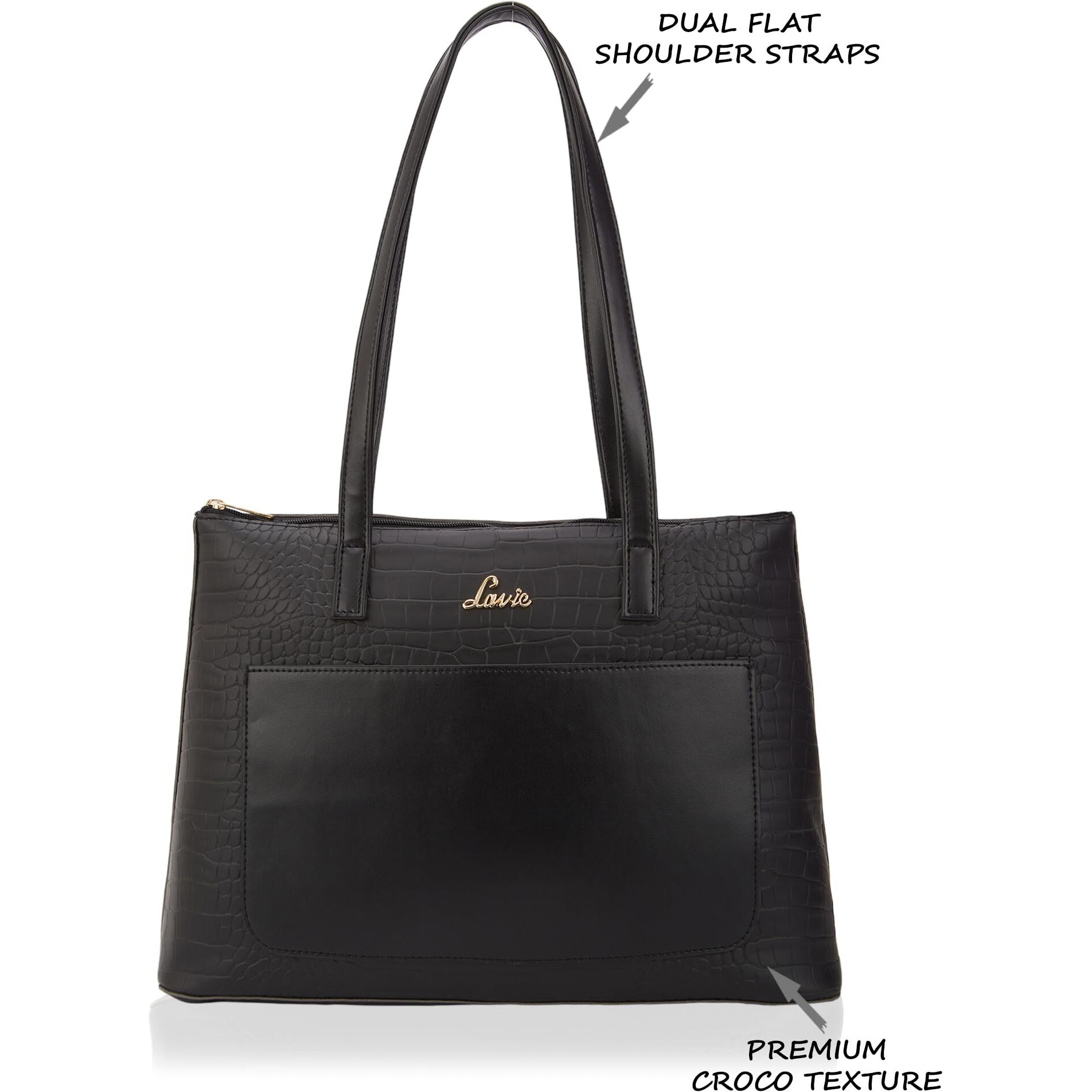 Lavie Women's Croc Module Tote Bag | Ladies Purse Handbag