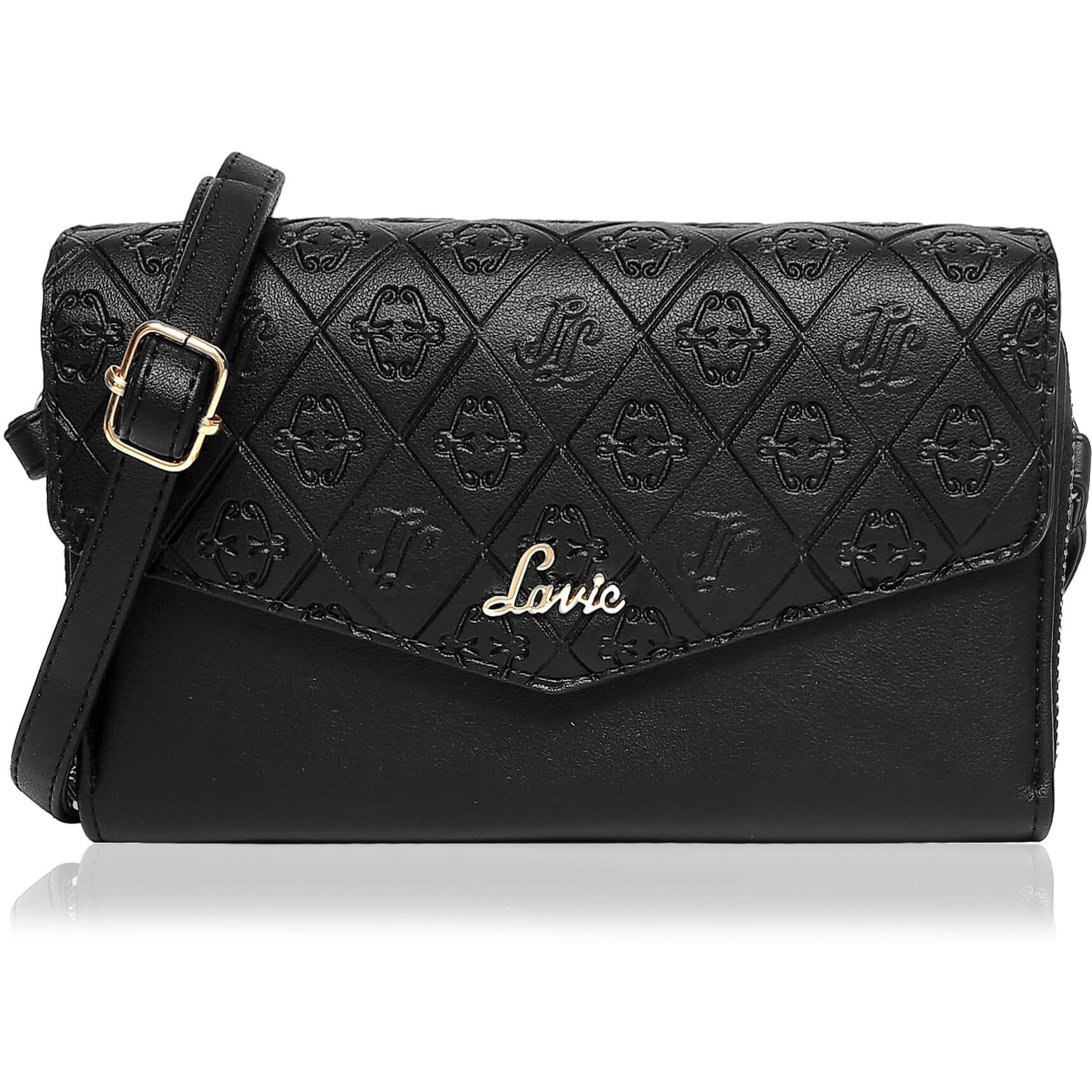 Lavie Women's Deboss Sally Dual Zip Wallet | Ladies Purse Wallet