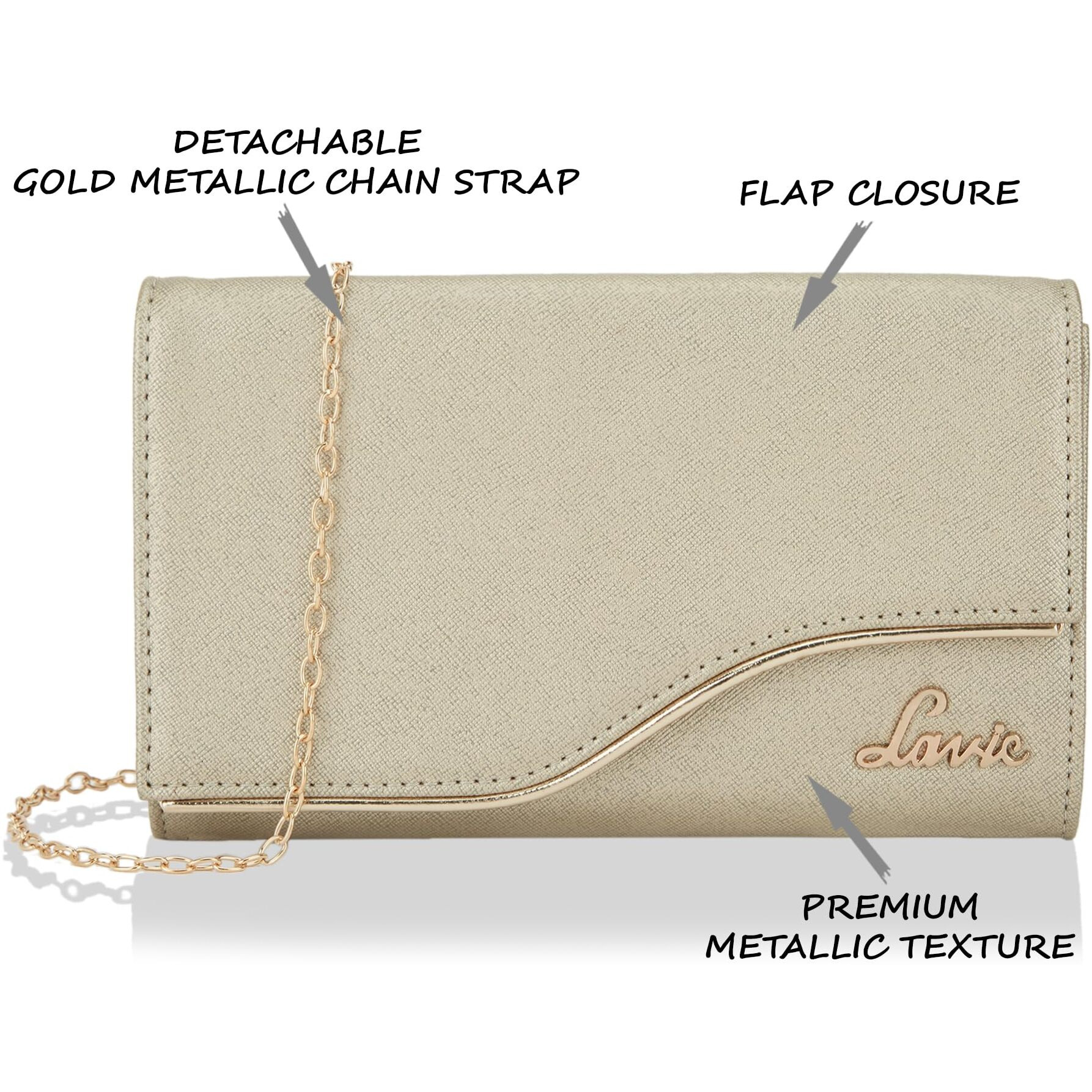 Lavie Women's Curve Ava Envelope Clutch | Ladies Purse Handbag