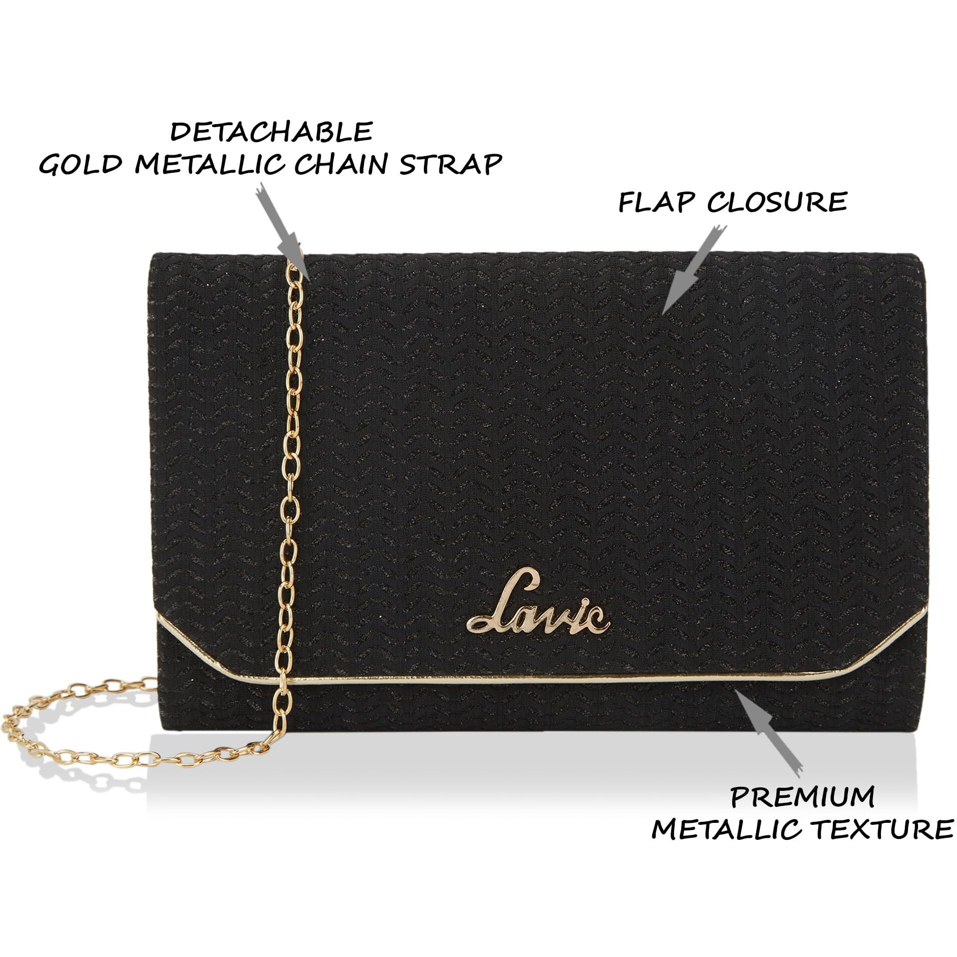 Lavie Women's Spark Ava Envelope Clutch | Ladies Purse Handbag