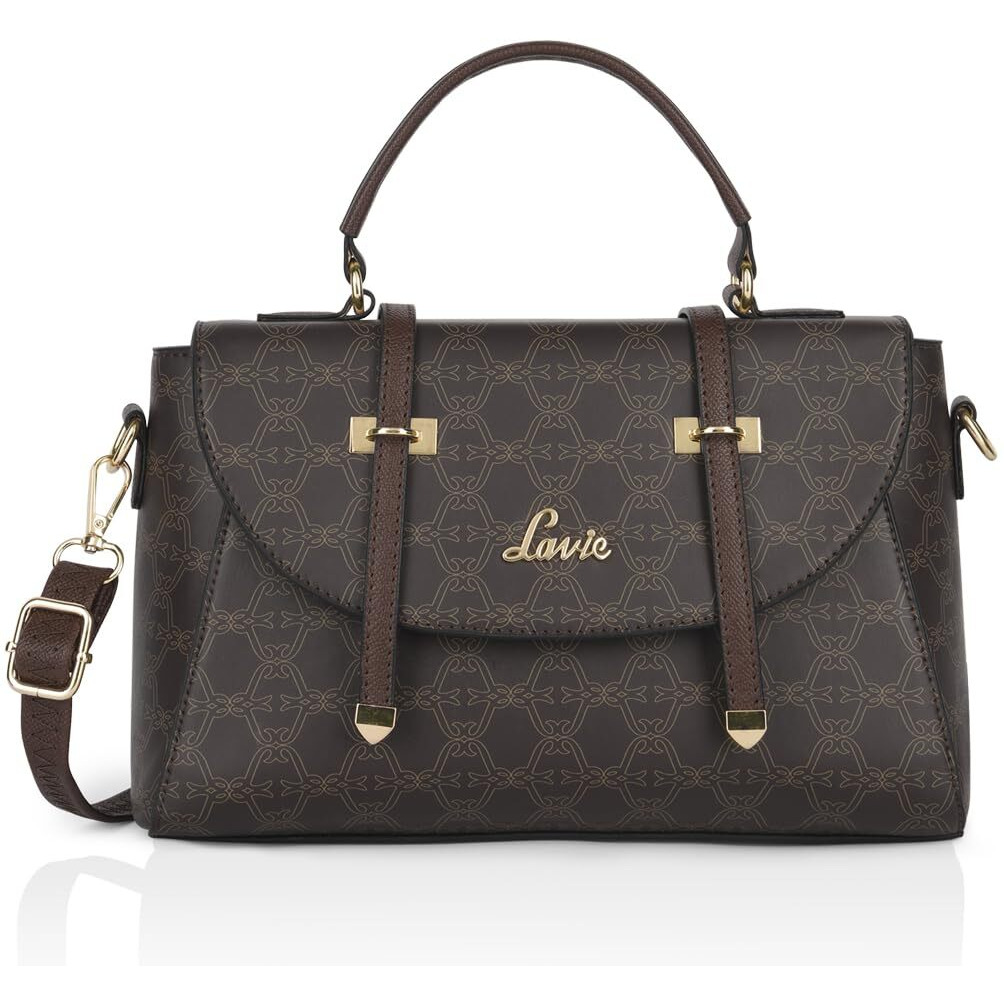 Lavie Women's Mono Beech Flap Satchel Bag | Ladies Purse Handbag