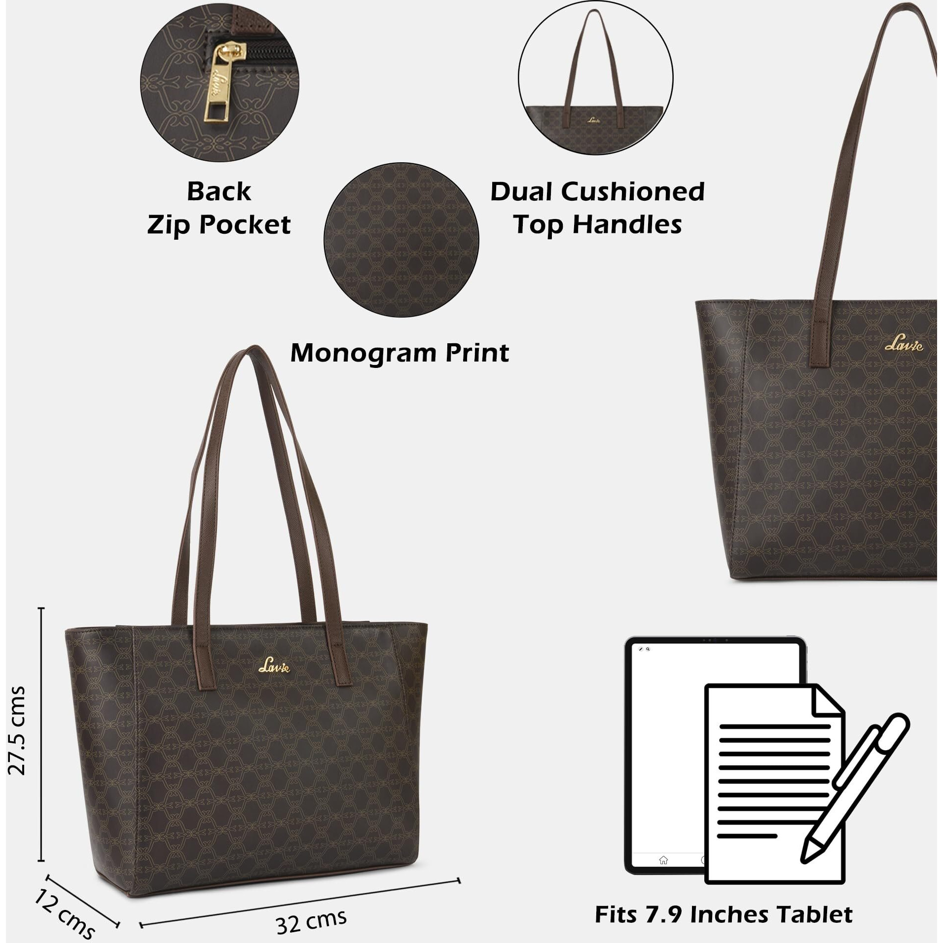 Lavie Women's Mono Betula Large Tote Bag | Ladies Purse Handbag