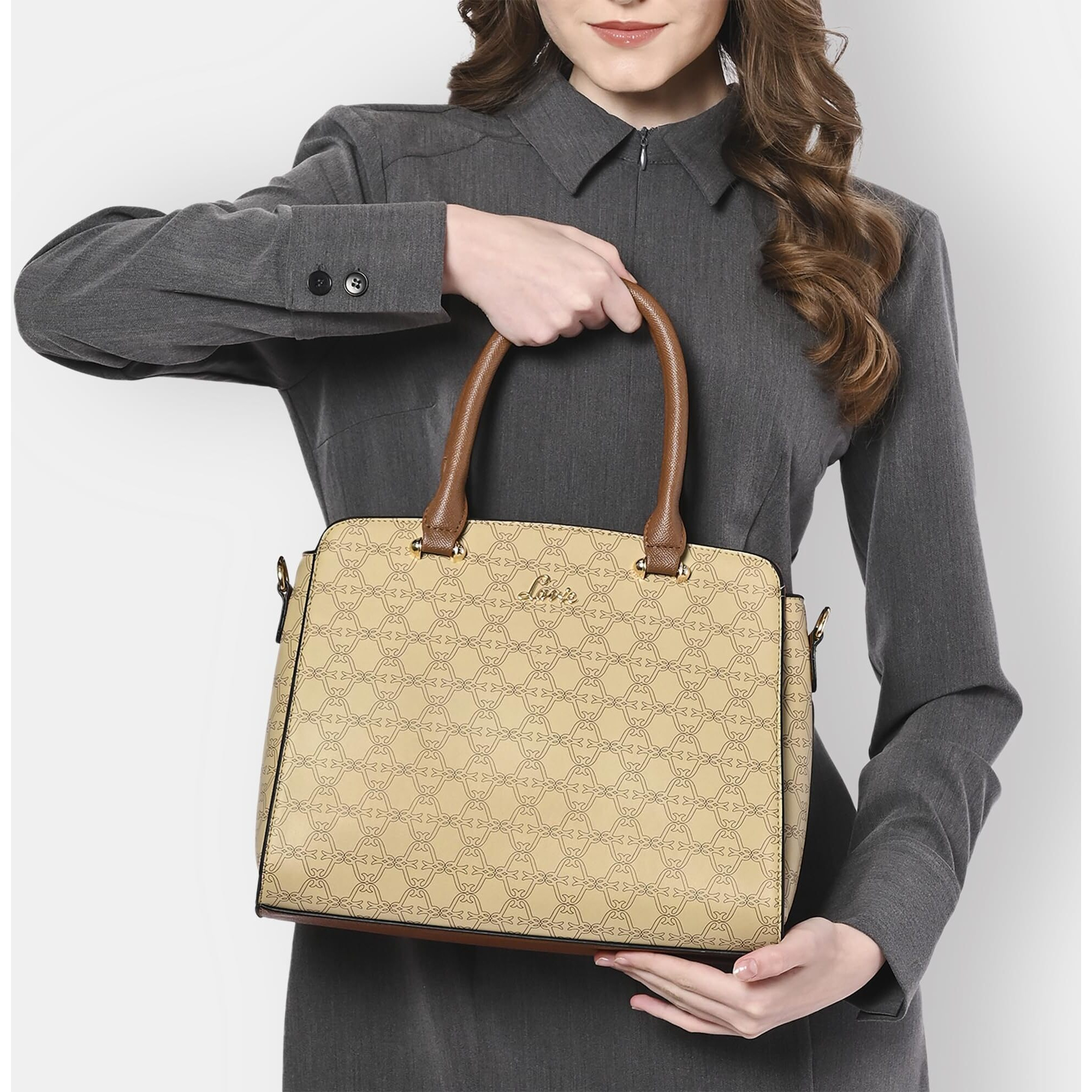 Lavie Women's Mono Ushawu Medium Satchel Bag | Ladies Purse Handbag