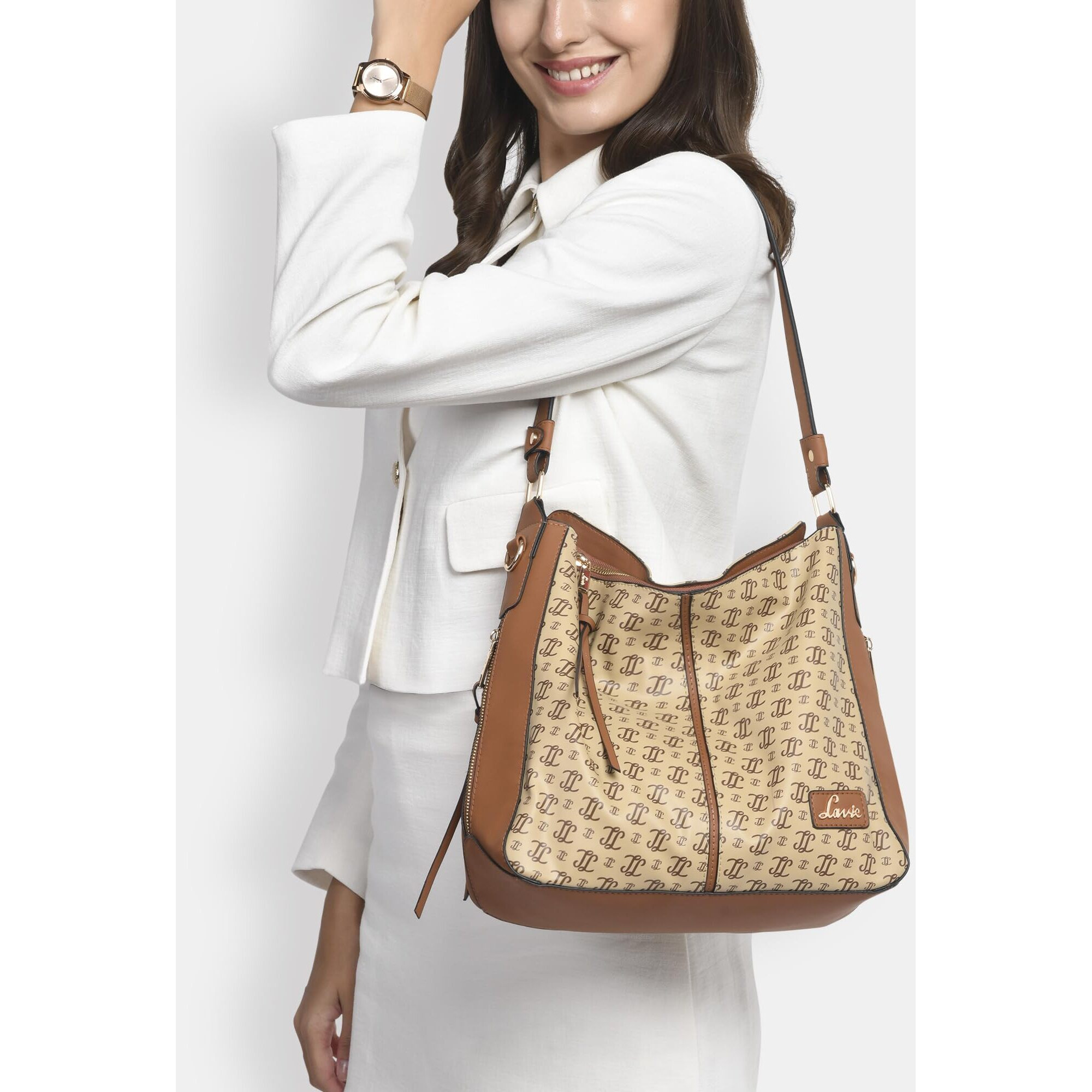 Lavie Women's Mono Clair Large Hobo Bag | Ladies Purse Handbag