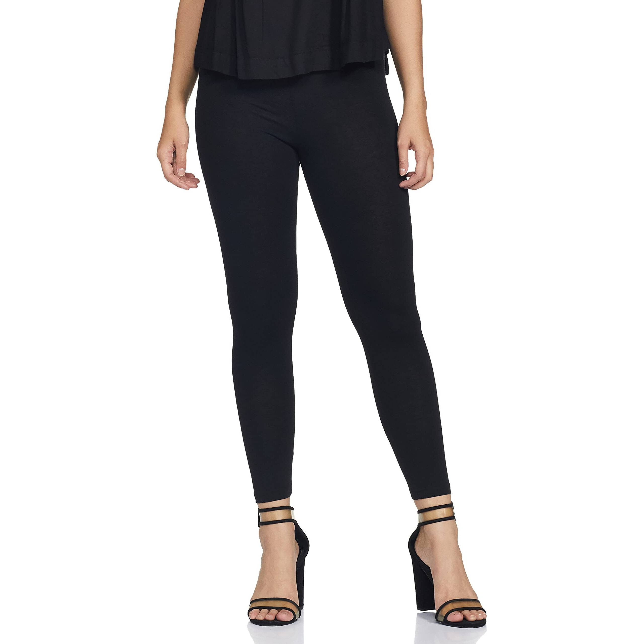 Max Women's Regular Fit Black Leggings 2XL