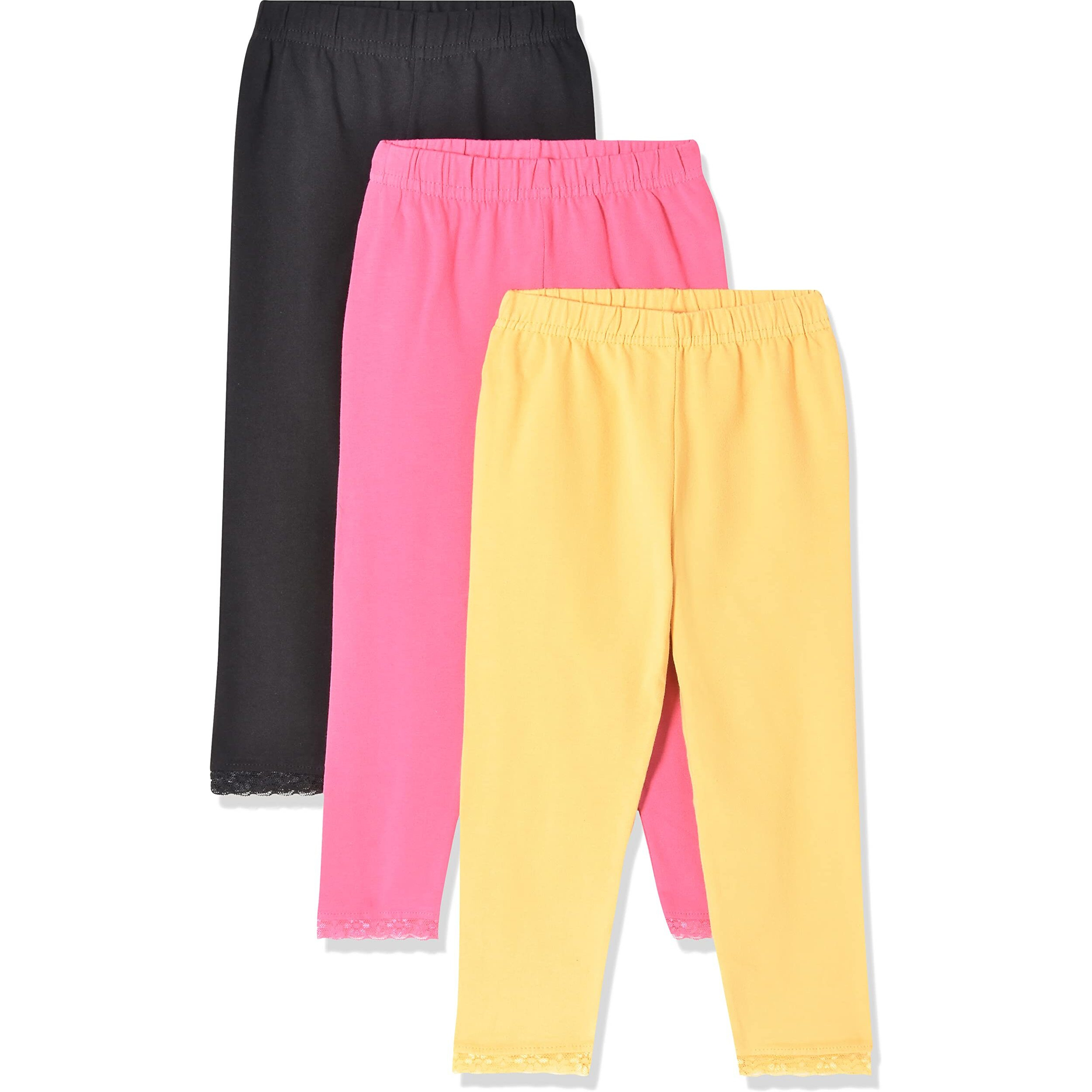 MAX Girl's Regular Leggings (M21CLGAMZ4AMULTI_Multi 1_5 6 Years)