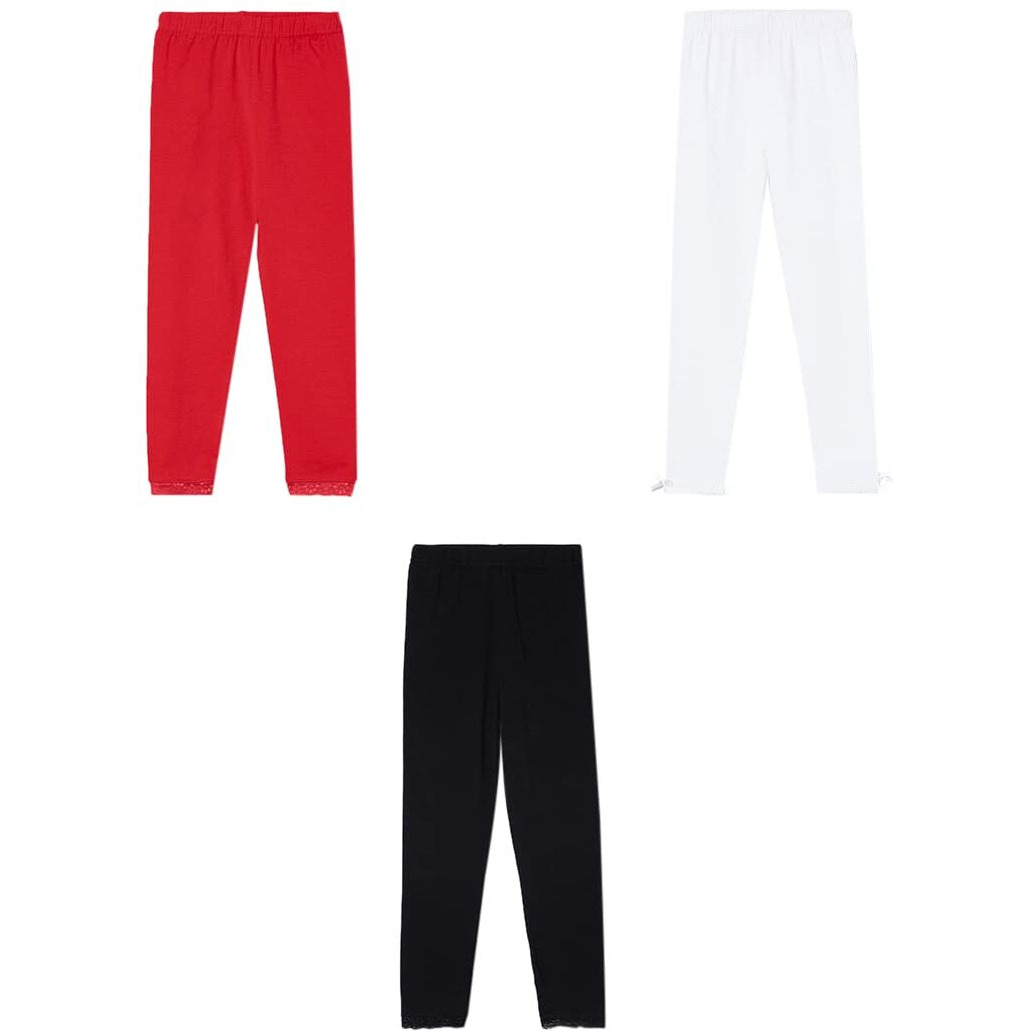 MAX Girl's Regular Leggings (S21CLGAMZ4AMULTI_Multicolour 2_7 8 Years)