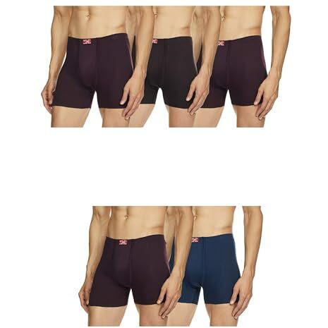 Rupa Men's Cotton Trunks (Pack of 5) (Rjnjnrtdrie500True_85 Cm and Print May Vary_85 Cm) - Assorted