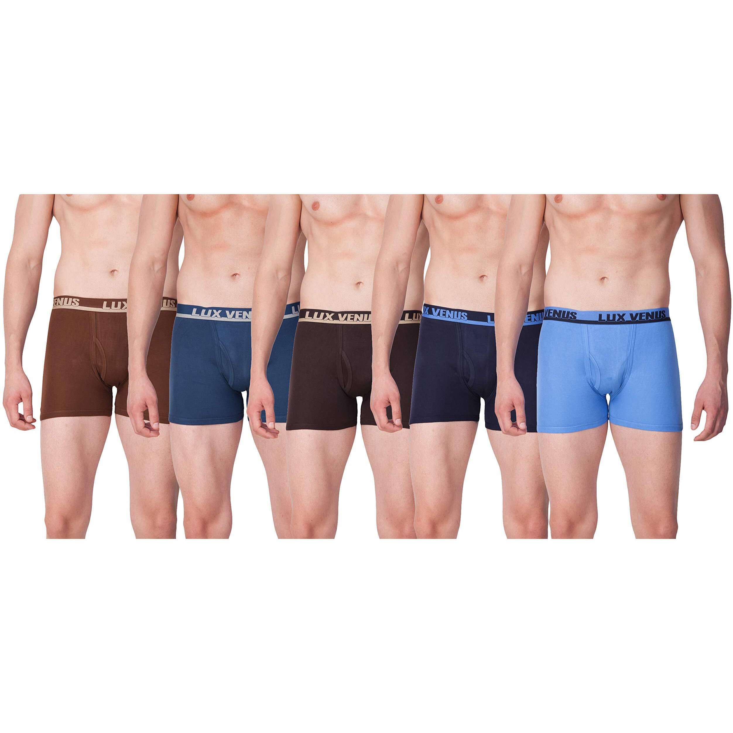 Lux Venus Men's cotton Boxers (Pack of 5) (VENUS_ICDF_DRW_AST_95_5PC_Multi Color_Multi Color_95 CM)