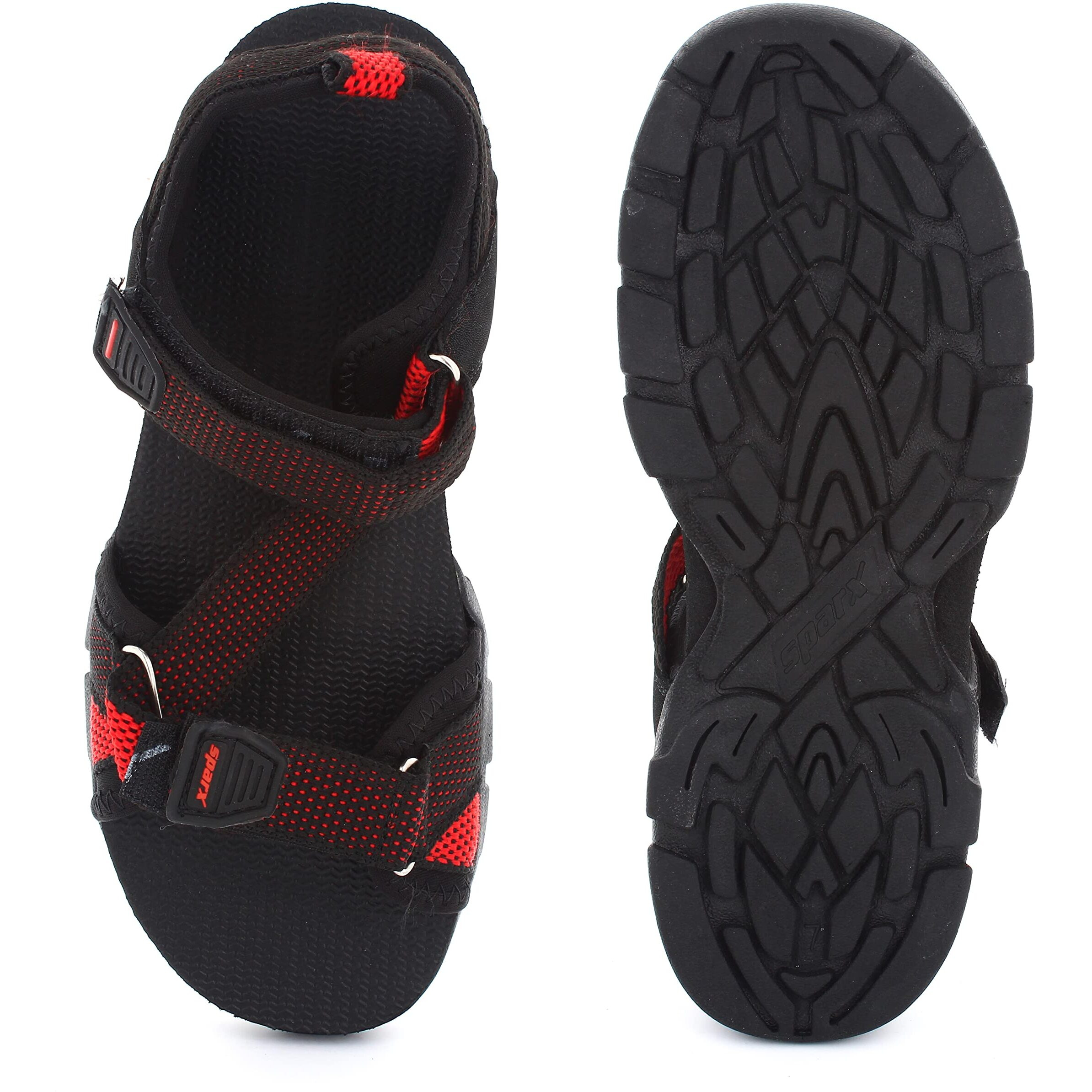 Sparx mens SS 105 | Latest, Daily Use, Stylish Floaters | Red Sport Sandal - 7 UK (SS 105)