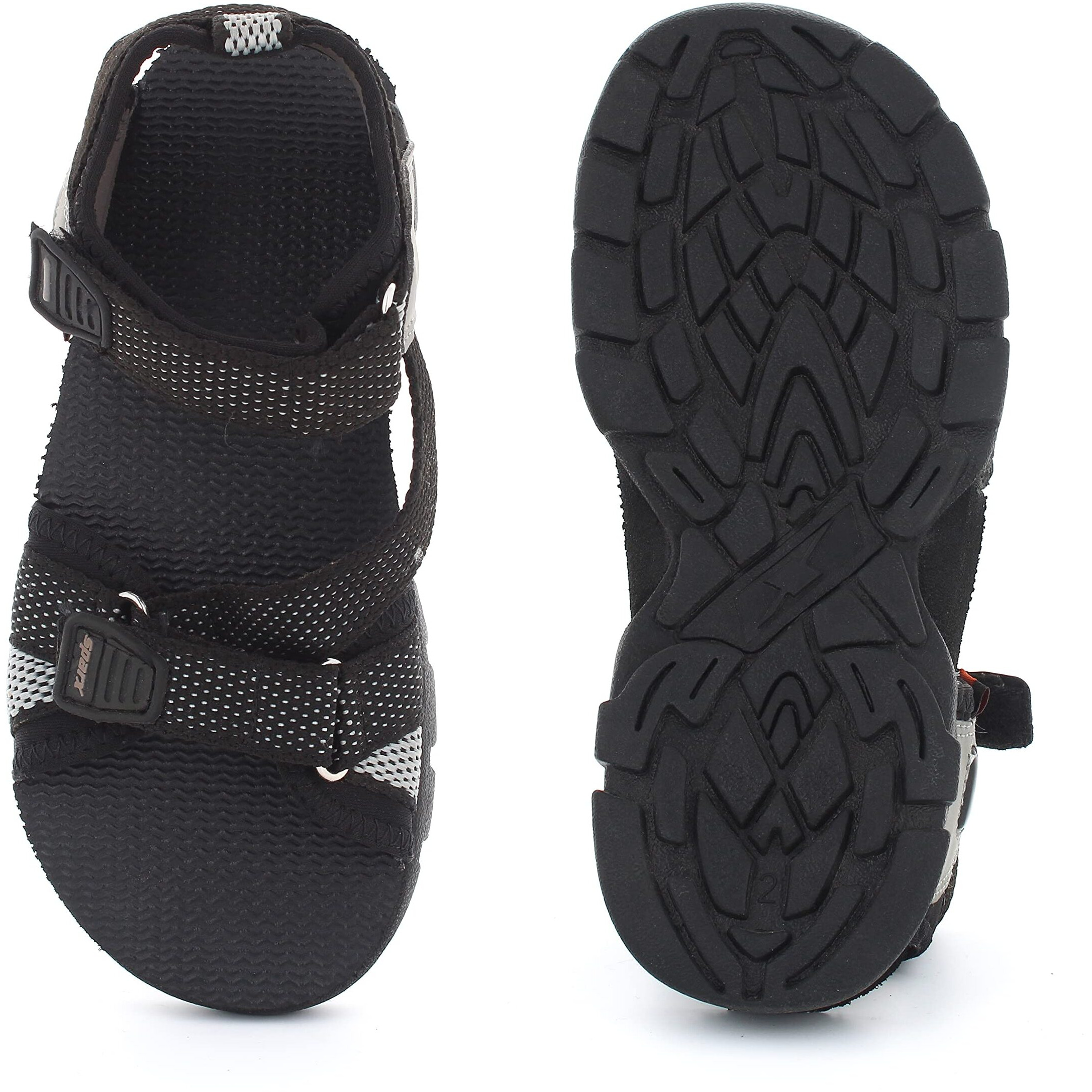 Sparx mens SS 105 | Latest, Daily Use, Stylish Floaters | Grey Sport Sandal - 8 UK (SS 105)